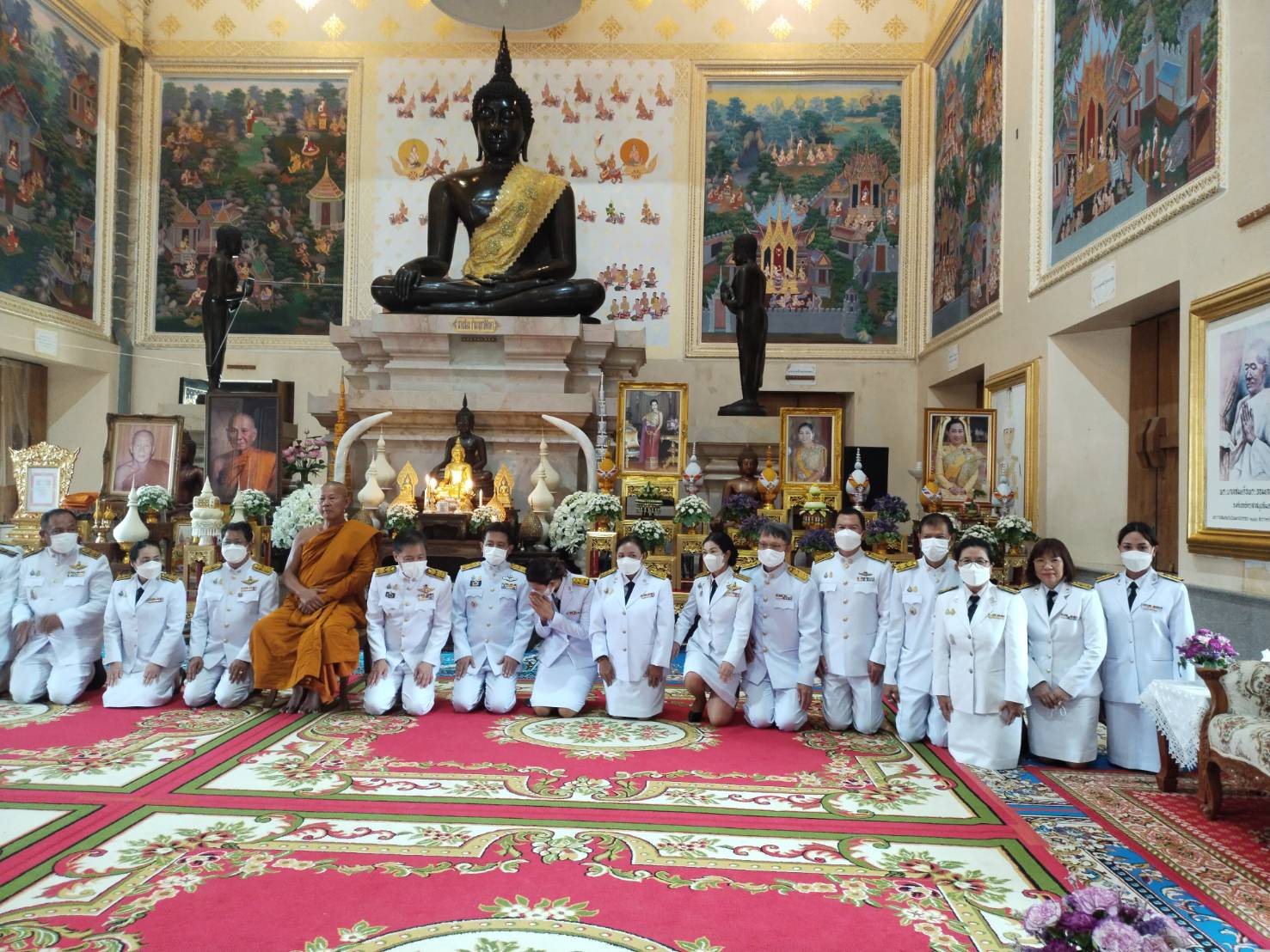 การประปาส่วนภูมิภาคสาขาประจวบคีรีขันธ์ เข้าร่วมพิธีเจริญพระพุทธมนต์เฉลิมพระเกียรติ สมเด็จพระนางเจ้าสุทิดา พัชรสุธาพิมลลักษณ พระบรมราชินี เนื่องในโอกาสวันเฉลิมพระชนมพรรษา 3 มิถุนายน 2566