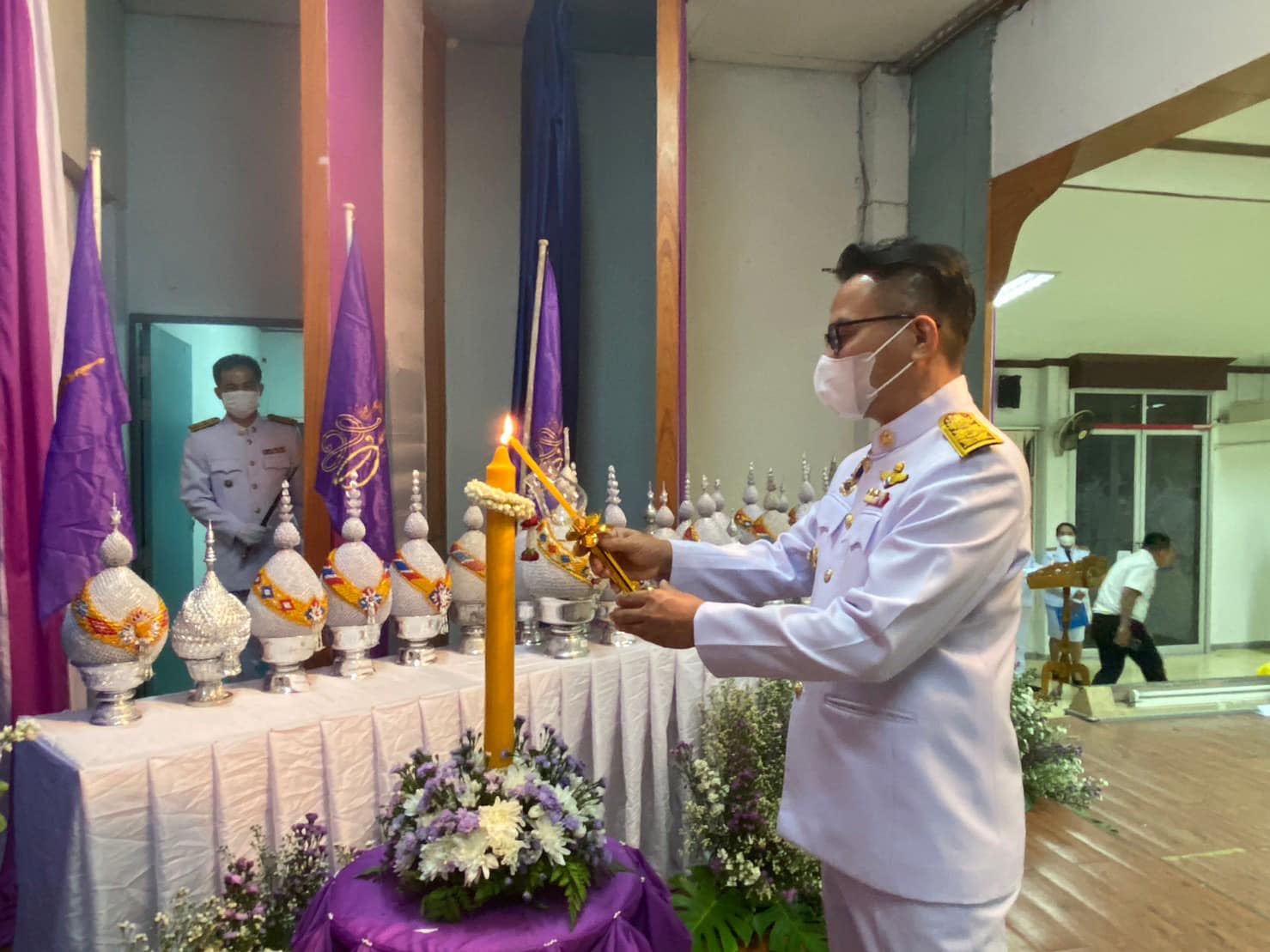 การประปา​ส่วน​ภูมิภาค​สาขา​เทิง​ ร่วมพิธีถวายเครื่องราชสักการะและวางพานพุ่ม และพิธีจุดเทียนถวายพระพรชัยมงคล เนื่องในโอกาสเฉลิมพระชนมพรรษา สมเด็จพระนางเจ้าสุทิดา พัชรสุธาพิมลลักษณ พระบรมราชินี 3 มิถุนายน 2566