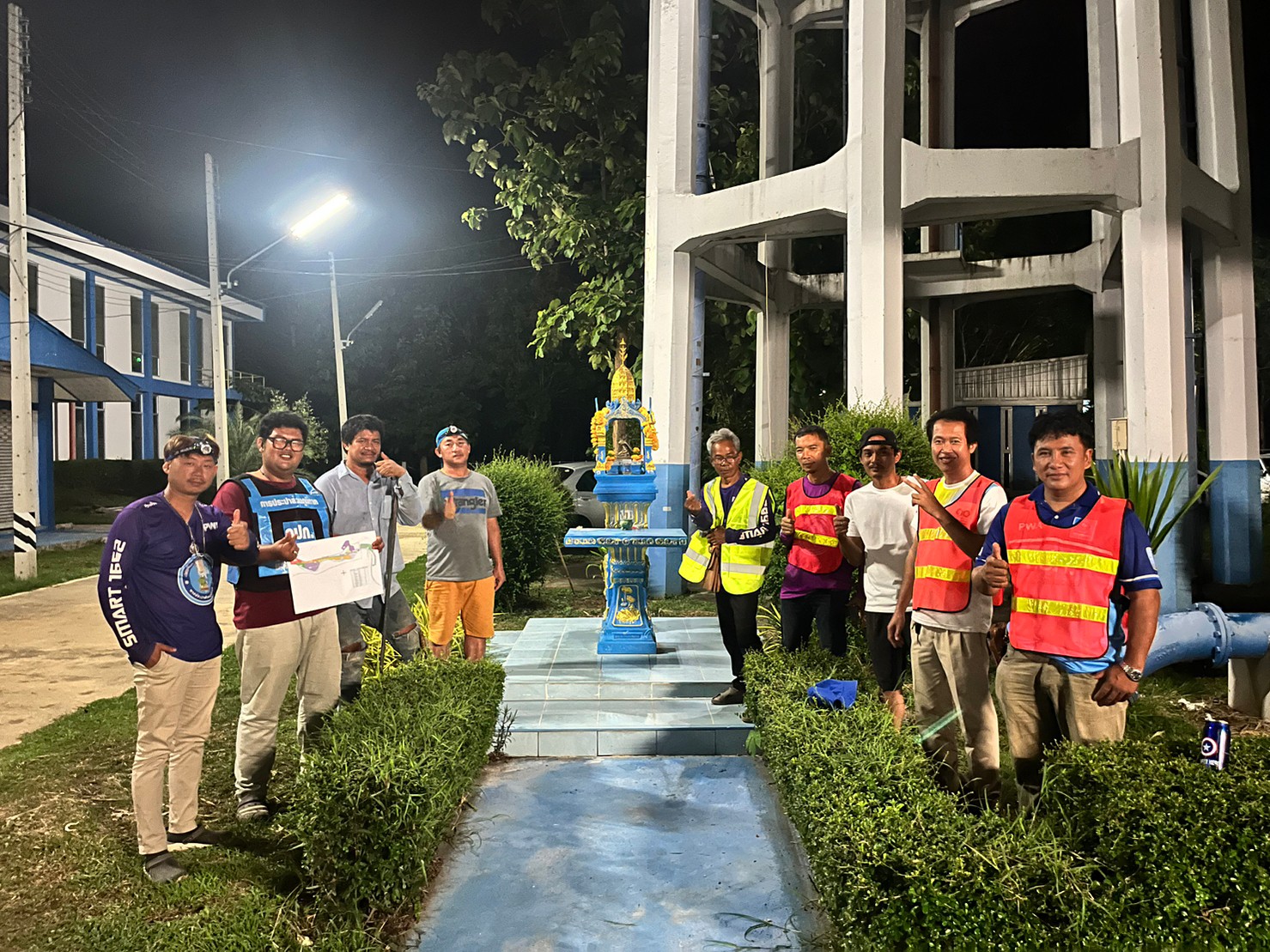 กปภ.สาขาอุตรดิตถ์ ดำเนินการหาน้ำสูญเสีย โดยลงพื้นที่ ทำ Step Test