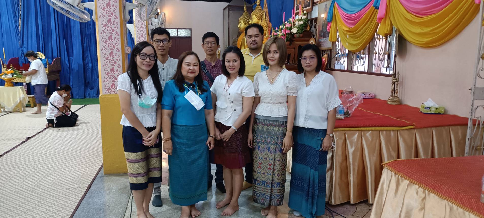 กปภ.สาขารังสิต(พ) ร่วมกิจกรรมเข้าวัดปฏิบัติธรรมวันธรรมสวนะฯ