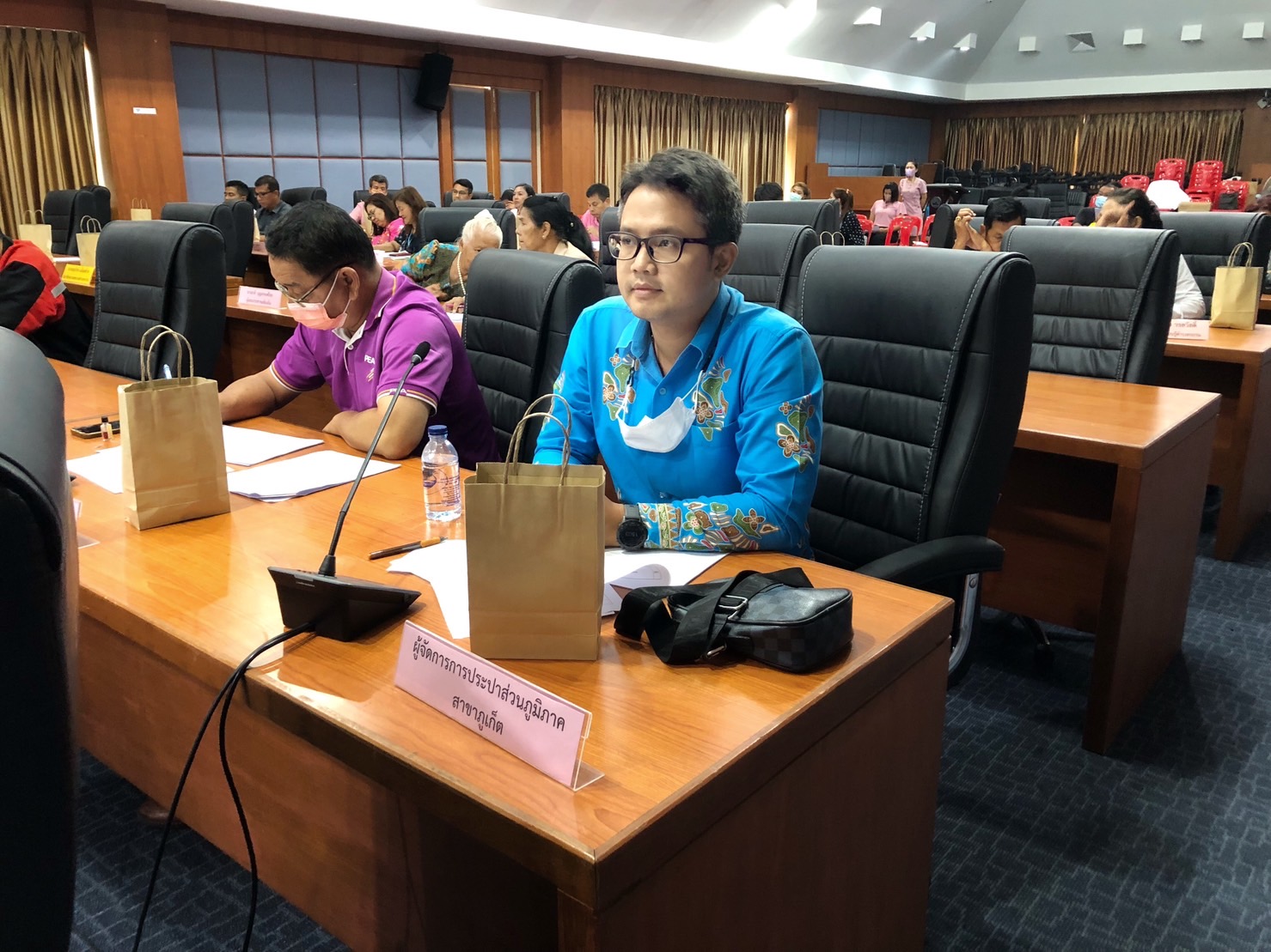 การประปาส่วนภูมิภาคสาขาภูเก็ต เข้าร่วมประชุมประชาคมตำบลกะรน เพื่อพิจารณาร่างแผนพัฒนาท้องถิ่น (พ.ศ. 2566 2570) เพิ่มเติม ครั้งที่ 3/2566