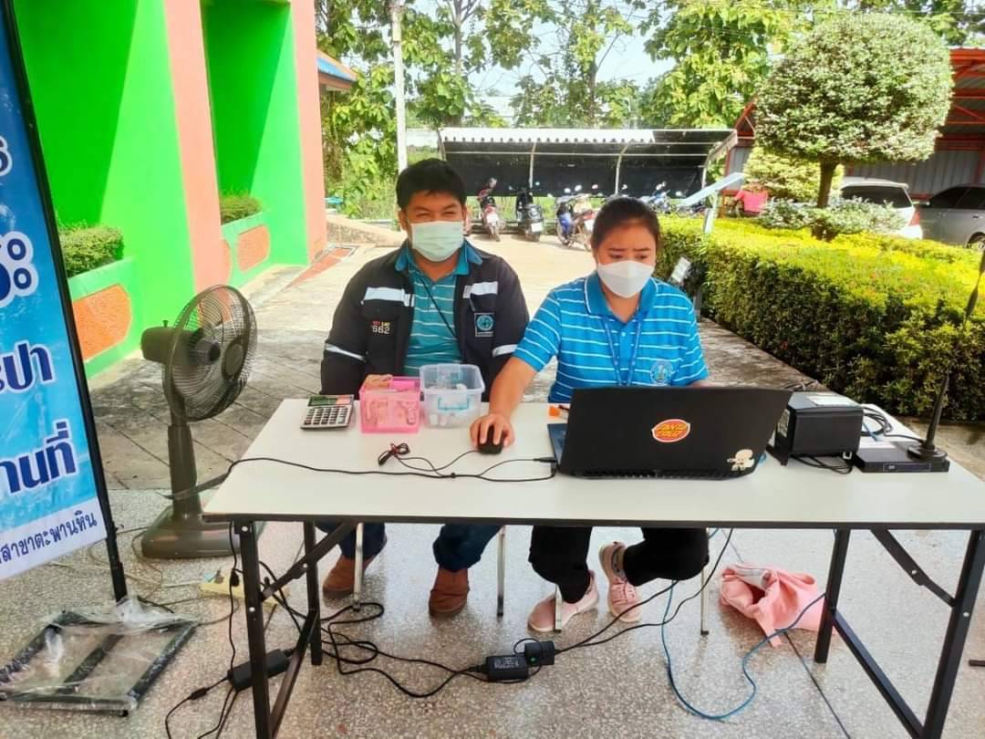 กปภ.สาขาตะพานหิน ลงพื้นที่ให้บริการลูกค้าเชิงรุก ด้วยบริการชำระค่าน้ำประปา (นอกสถานที่ ) ประจำเดือน กรกฎาคม 2566 ณ สำนักงานเทศบาลตำบลทับคล้อ อ.ทับคล้อ จ.พิจิตร