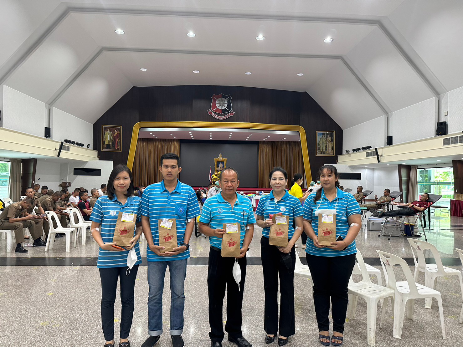 กปภ.สาขาสามพราน เข้าร่วมบริจาคโลหิต ณ อาคารชุณหะวัณ โรงเรียนนายร้อยตำรวจสามพราน