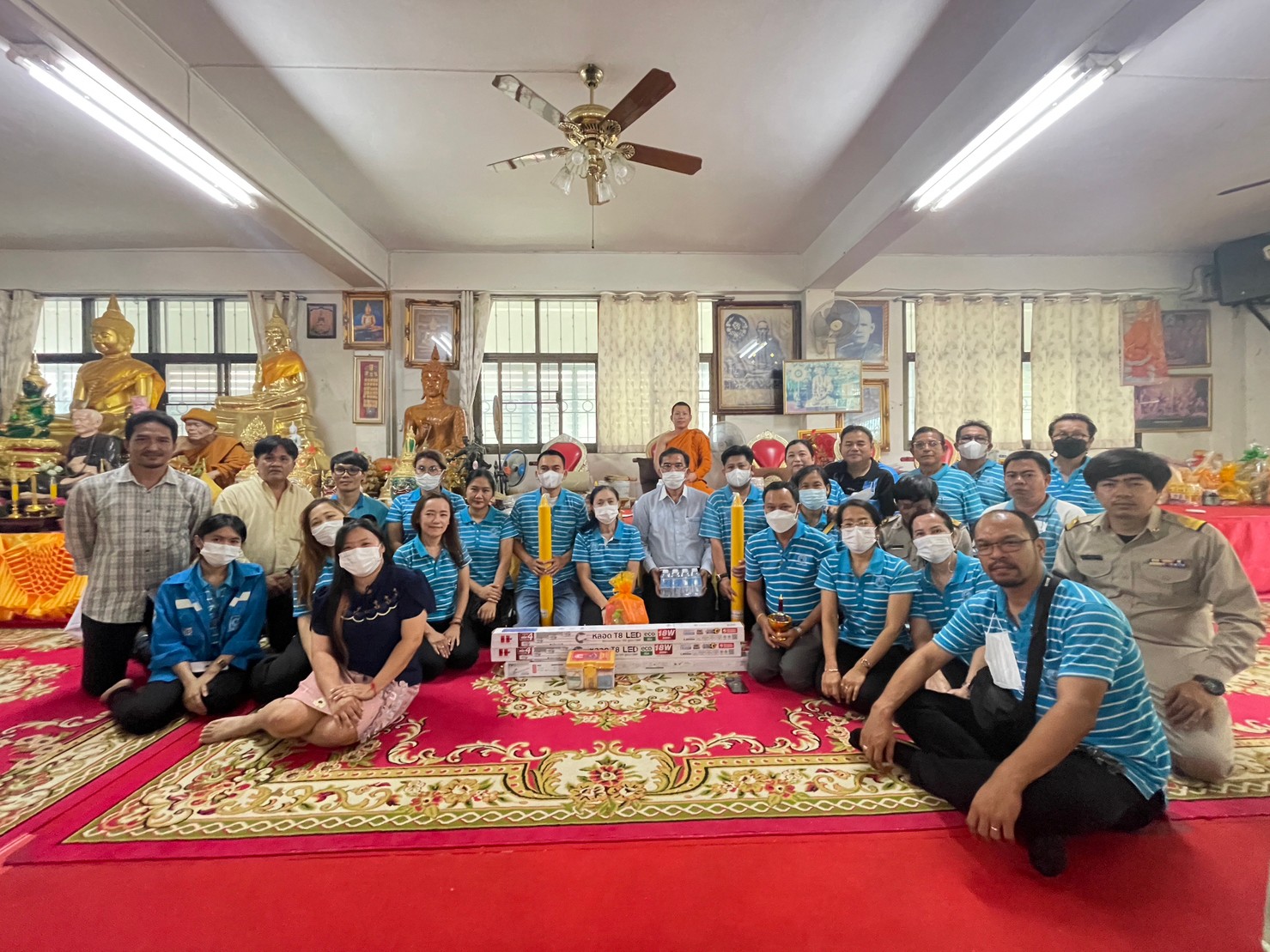 กปภ.สาขาคลองหลวง จัดกิจกรรมถวายเทียนจำนำพรรษา เนื่องในวันเข้าพรรษา ประจำปี 2566 และจัดกิจกรรม "จิตอาสาพัฒนาศาสนสถาน เฉลิมพระเกียรติ"