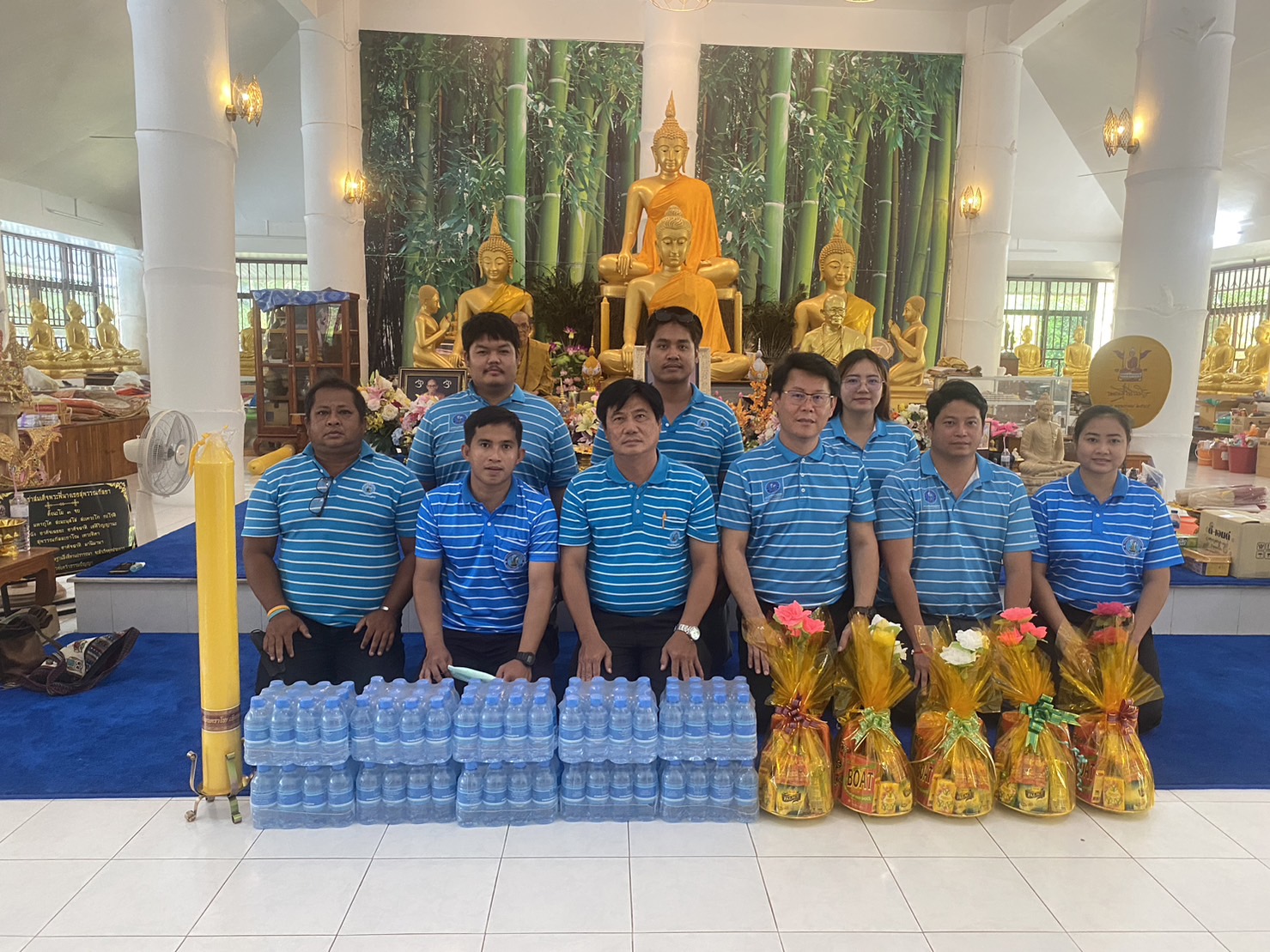 การประปาส่วนภูมิภาคสาขาตะพานหิน จัดกิจกรรมถวายเทียน จำนำพรรษา ประจำปี 2566