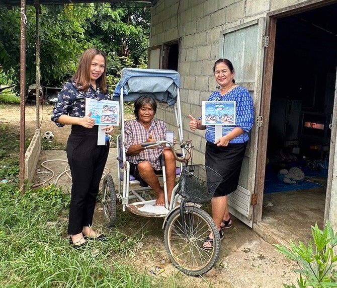 กปภ.สาขากำแพงเพชร ขอทำดีเพื่อสังคม สมทบทุนช่วยเหลือค่าน้ำให้กับบุคคลพิเศษ