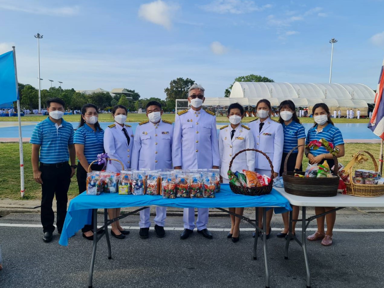 กปภ.สาขาระยอง ร่วมพิธีทำบุญตักบาตรถวายเป็นพระราชกุศล เฉลิมพระเกียรติสมเด็จพระนางเจ้าสิริกิติ์ฯ เนื่องในโอกาสวันเฉลิมพระชนมพรรษา ๑๒ สิงหาคม ๒๕๖๖