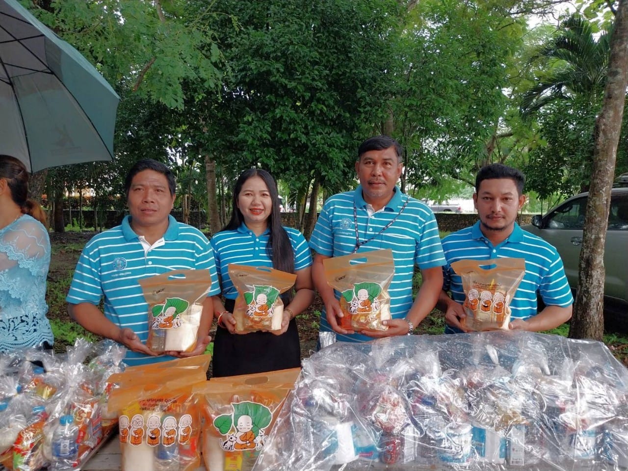 การประปาส่วนภูมิภาคสาขาอ่าวลึก ร่วมพิธีตักบาตรถวายพระราชกุศล กิจกรรมเฉลิมพระเกียรติสมเด็จพระนางเจ้าสิริกิติ์ พระบรมราชินีนาถ พระบรมราชชนนีพันปีหลวง เนื่องในโอกาสมหามงคลเฉลิมพระชนมพรรษา 12 สิงหาคม 2566