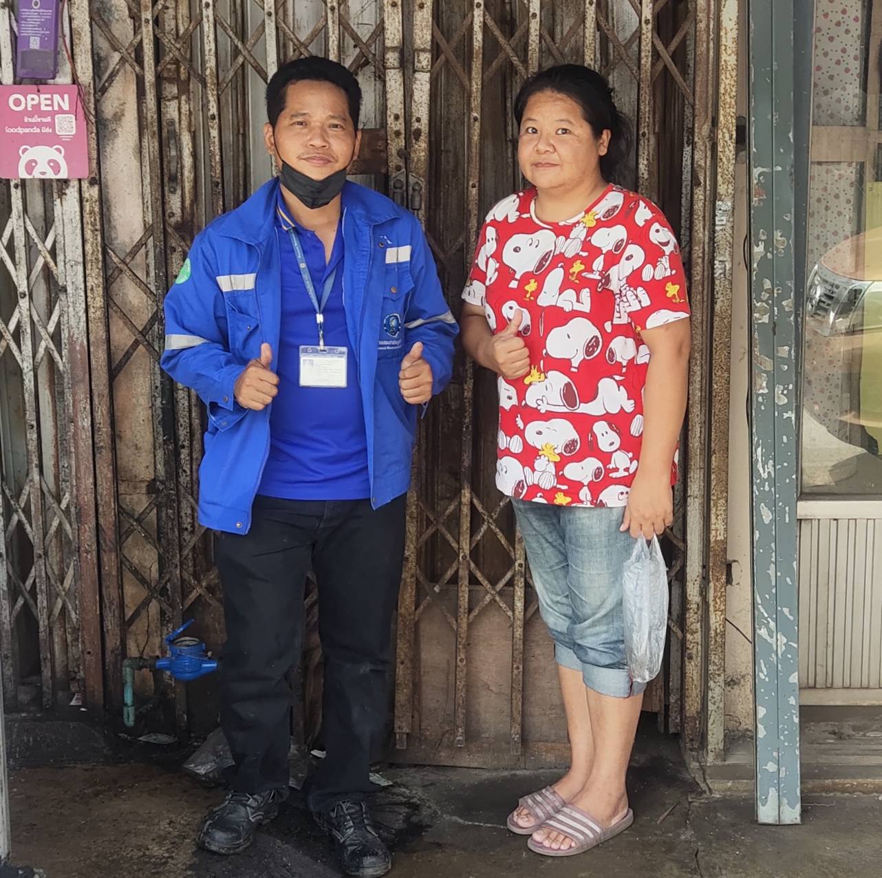 กปภ.สาขากำแพงเพชร ส่งมิสเตอร์ประปาตรวจสอบมาตรไม่หมุน