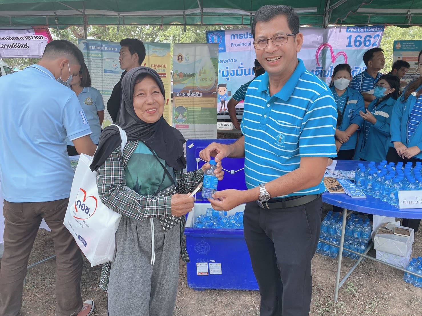 กปภ.สาขากุยบุรี เข้าร่วมกิจกรรมโครงการจังหวัดเคลื่อนที่ ประจวบคีรีขันธ์