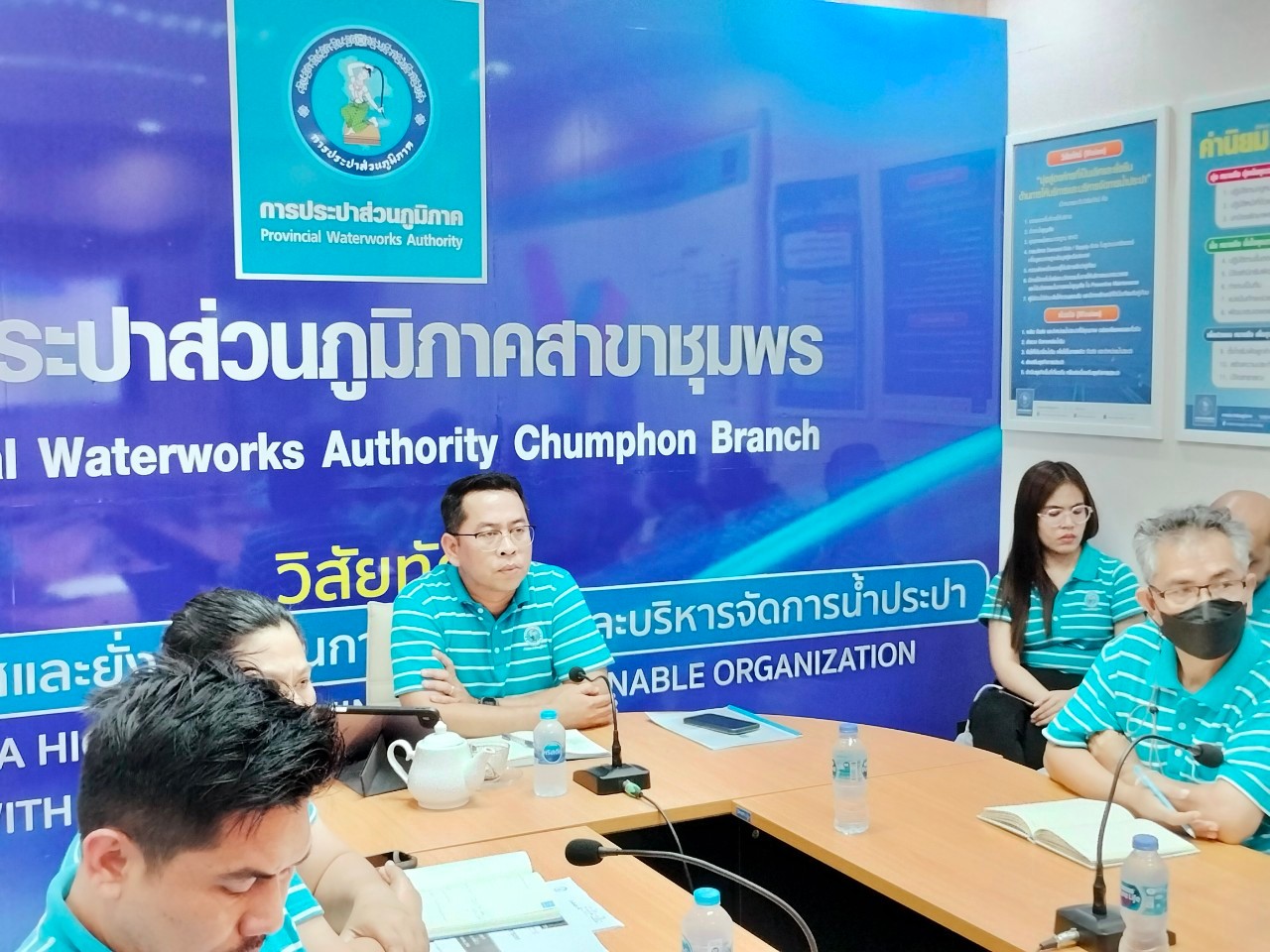 การประปาส่วนภูมิภาคสาขาชุมพร ร่วมดำเนินกิจกรรม สนทนายามเช้า ครั้งที่ 11/2566 ณ ห้องประชุม DMA การประปาส่วนภูมิภาคสาขาชุมพร