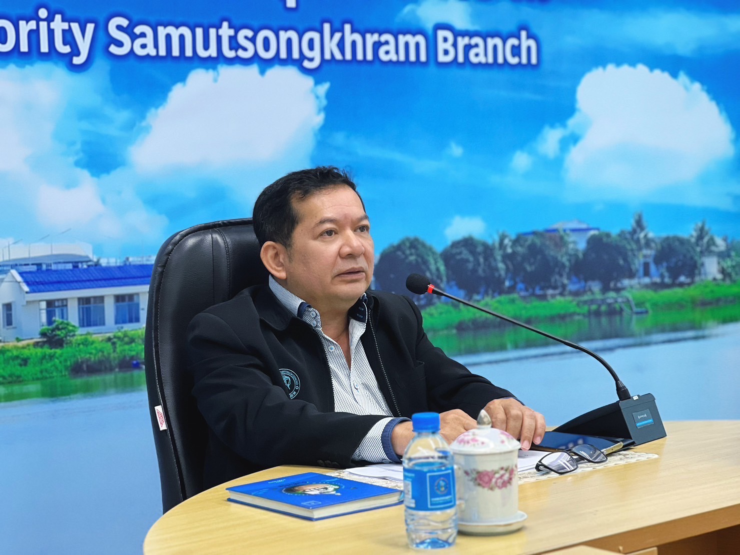 กปภ.สาขาสมุทรสงคราม จัดกิจกรรม Morning Talk ประจำเดือนสิงหาคม 2566