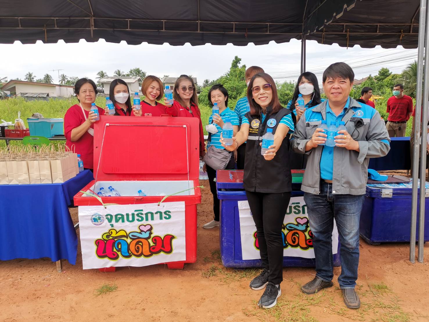 กปภ.ข.3 และ กปภ.สาขาราชบุรี เข้าร่วมพิธีเปิดโครงการพัฒนาตามผังภูมิสังคมเพื่อบริหารจัดการน้ำหมู่บ้าน/ชุมชนแบบบูรณาการอย่างยั่งยืน (Geo-Social Map)