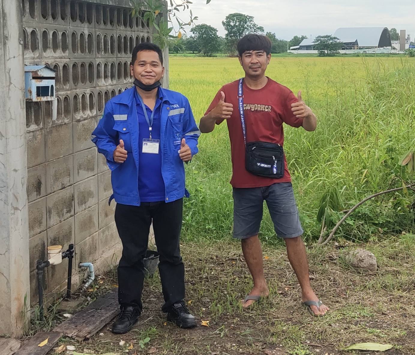 กปภ.สาขากำแพงเพชร ส่งมิสเตอร์ประปาตรวจสอบน้ำรั่ว