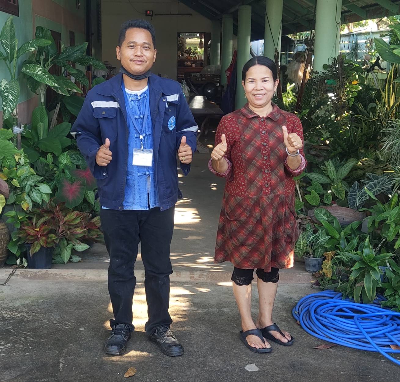 ส่งมิสเตอร์ประปาแก้ไขประตูน้ำรั่ว ลูกค้ายิ้มรับ ! กปภ.สาขากำแพงเพชร ใส่ใจลูกค้าทุกเวลา