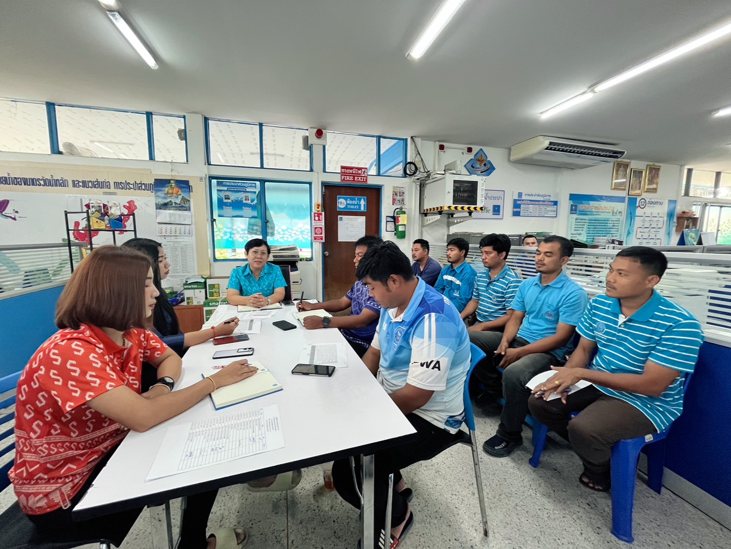 การประปาส่วนภูมิภาคสาขาอ่าวลึก ร่วมจัดกิจกรรมสนทนายามเช้า (Morning Talk) ครั้งที่ 12/2566 ประจำเดือนกันยายน 2566