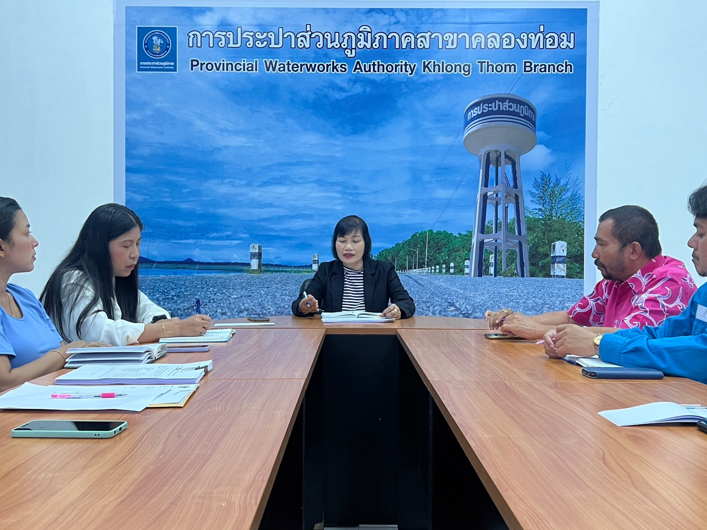 การประปาส่วนภูมิภาคสาขาคลองท่อมจัดกิจกรรม Morning Talk ครั้งที่ 12/2566