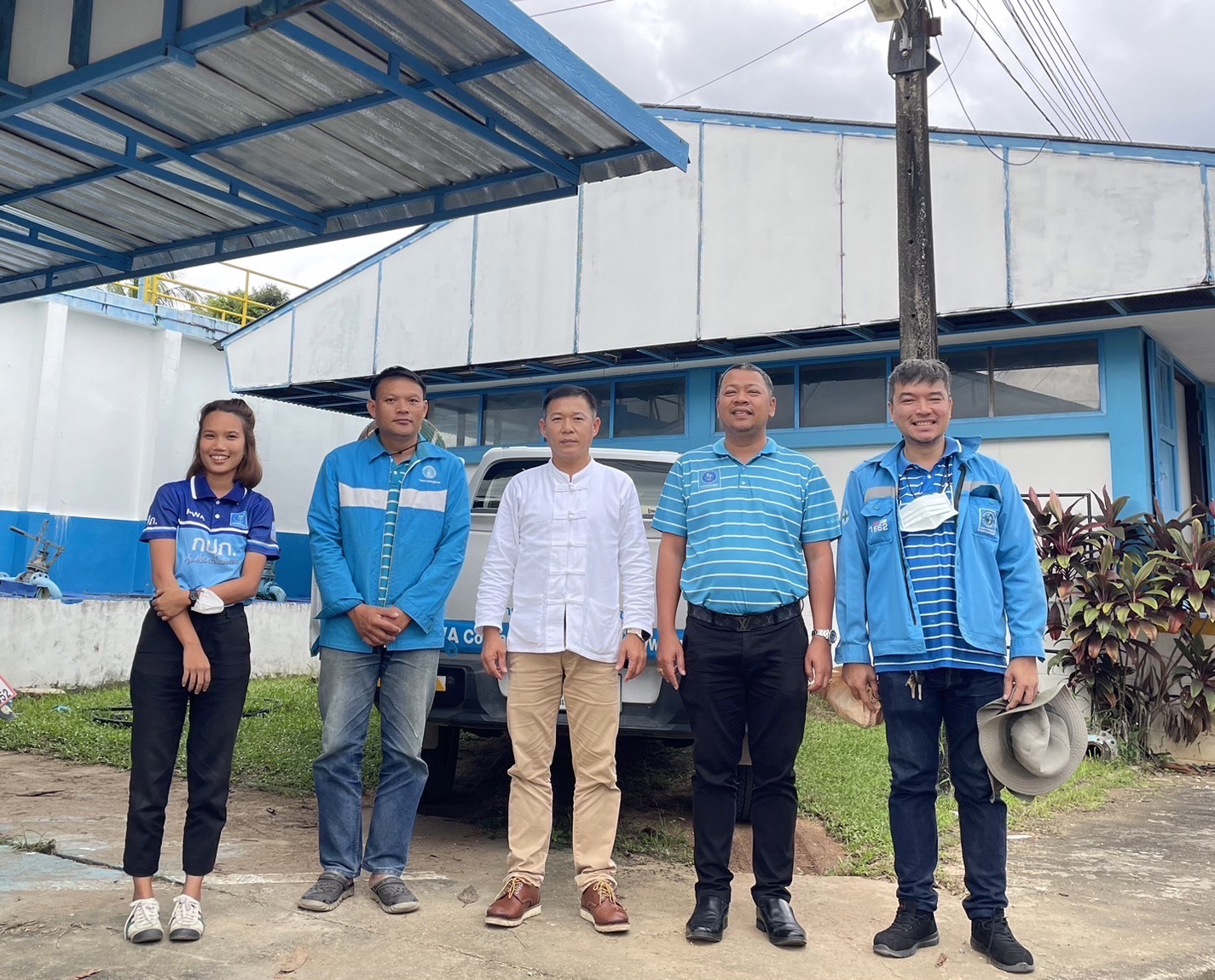 กปภ.สาขาขลุง ออกสำรวจหาท่อรั่วในพื้นที่ตามแผน MM07 สถานีผลิตน้ำพลิ้ว จ่ายพื้นที่ ต.ปากน้ำแหลมสิงห์ บริเวณ อ.แหลมสิงห์ จ.จันทบุรี