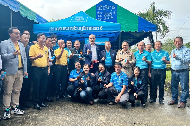 กปภ.ข.6 ร่วมให้การต้อนรับรัฐมนตรีช่วยว่าการกระทรวงมหาดไทย ลงพื้นที่ จ.ขอนแก่น