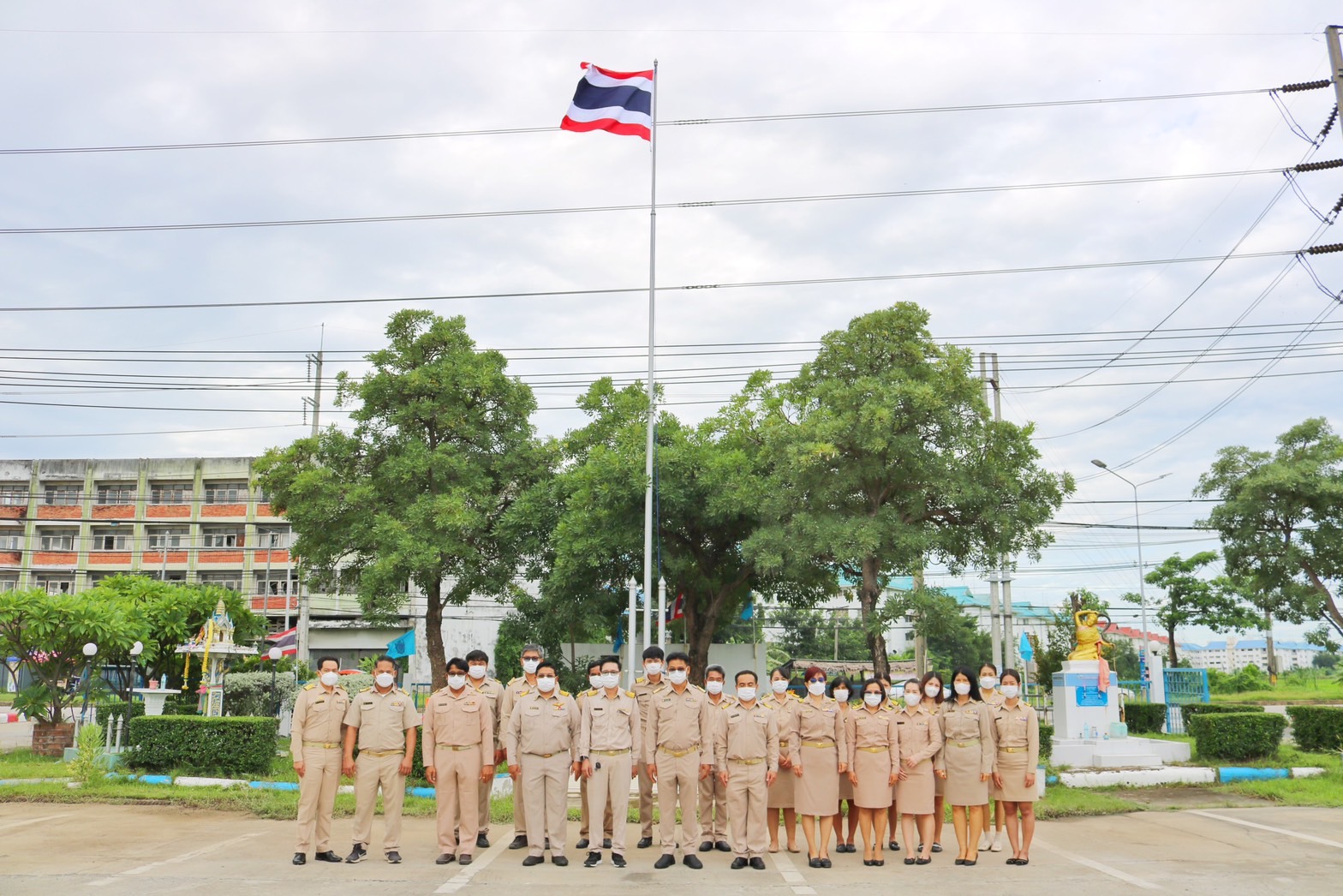 กปภ.สาขาปทุมธานี จัดกิจกรรมเนื่องในวันพระราชทานธงชาติไทย 28 กันยายน (Thai National Flag Day) ประจำปี 2566