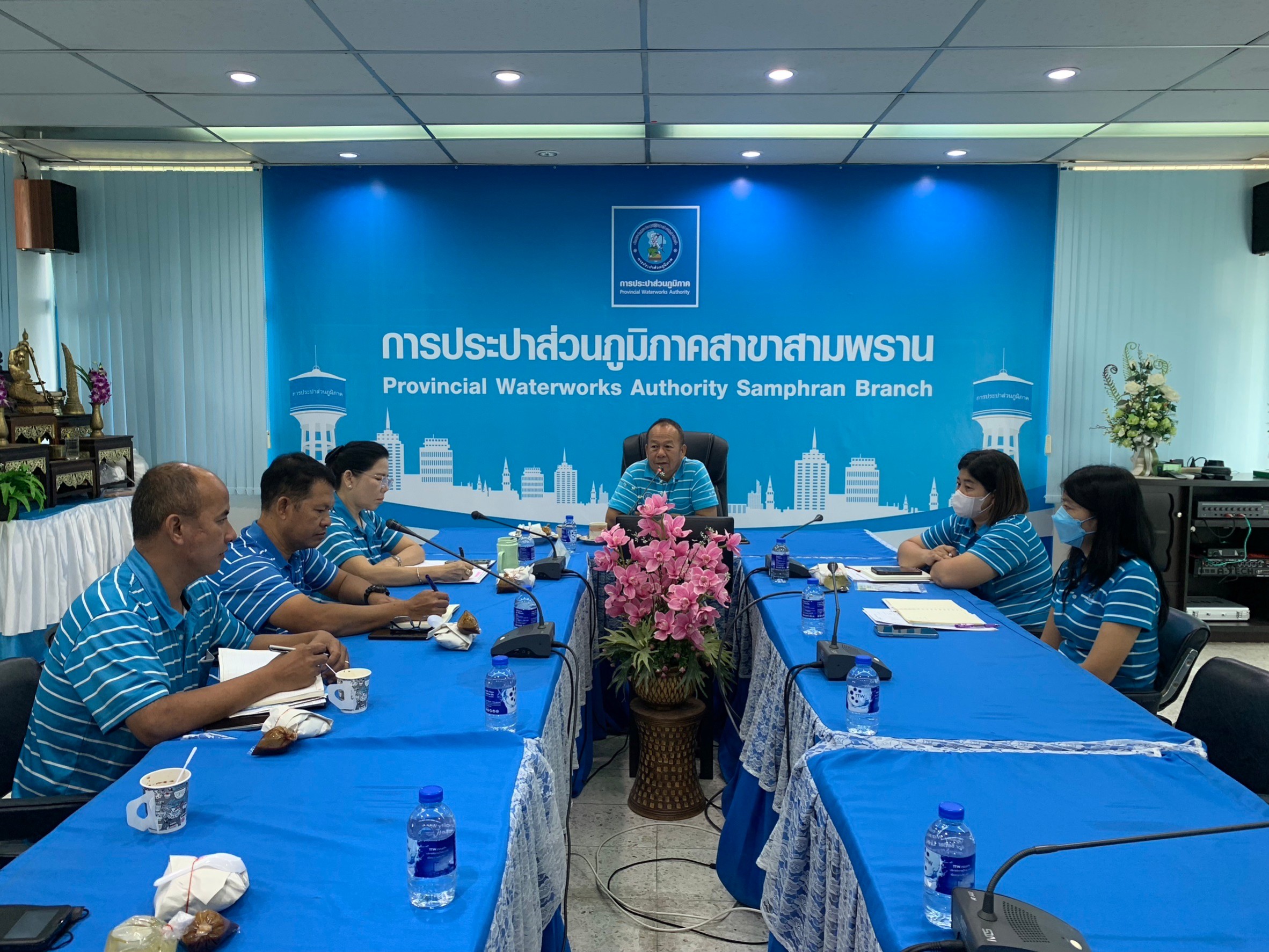 กปภ.สาขาสามพราน จัดกิจกรรม Morning Talk ครั้งที่ 1/2567