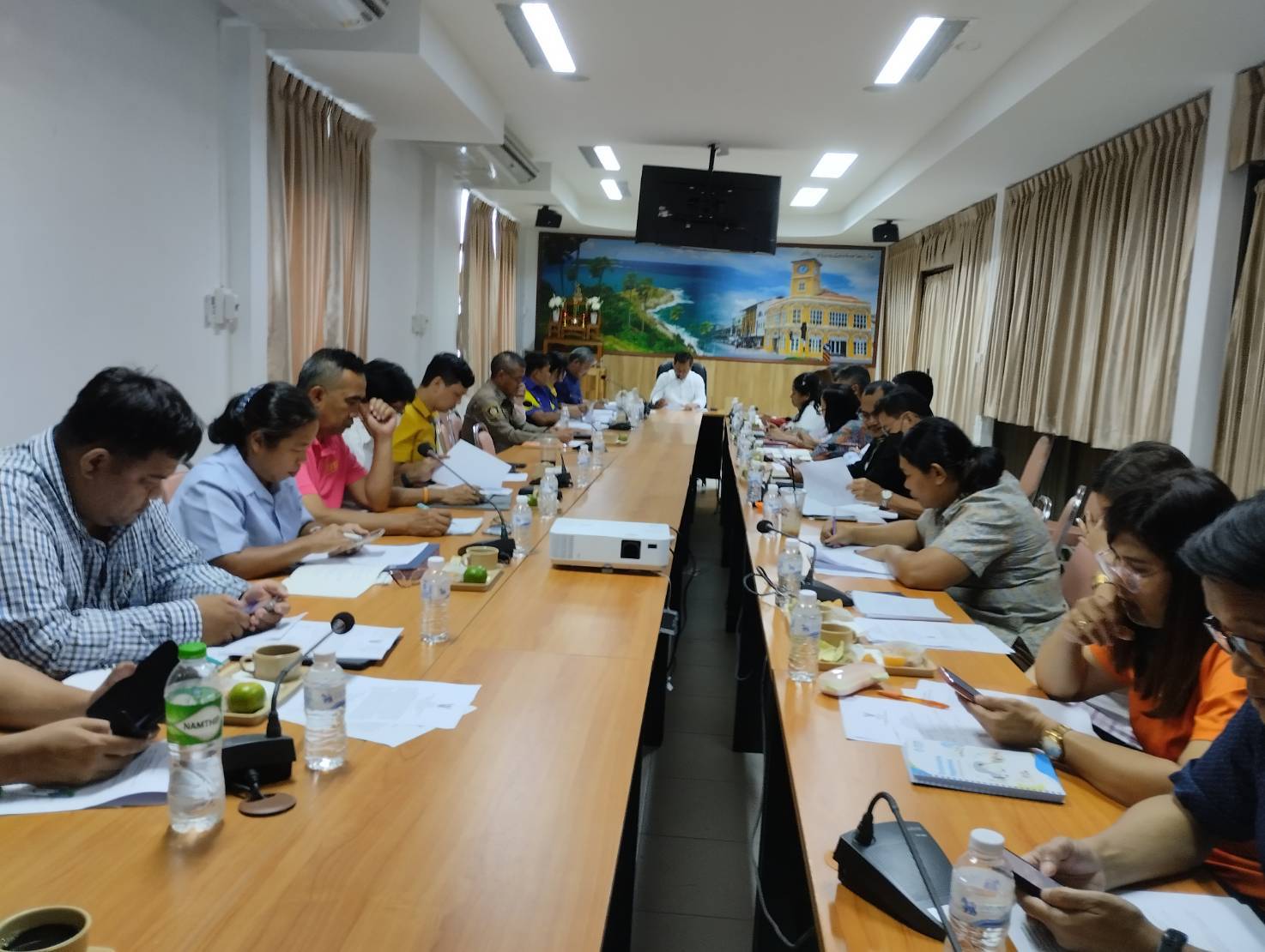 กปภ.สาขาภูเก็ต เข้าร่วมประชุมหัวหน้าส่วนราชการอำเภอเมืองภูเก็ต ครั้งที่ 10/2566 ประจำเดือน ตุลาคม 2566