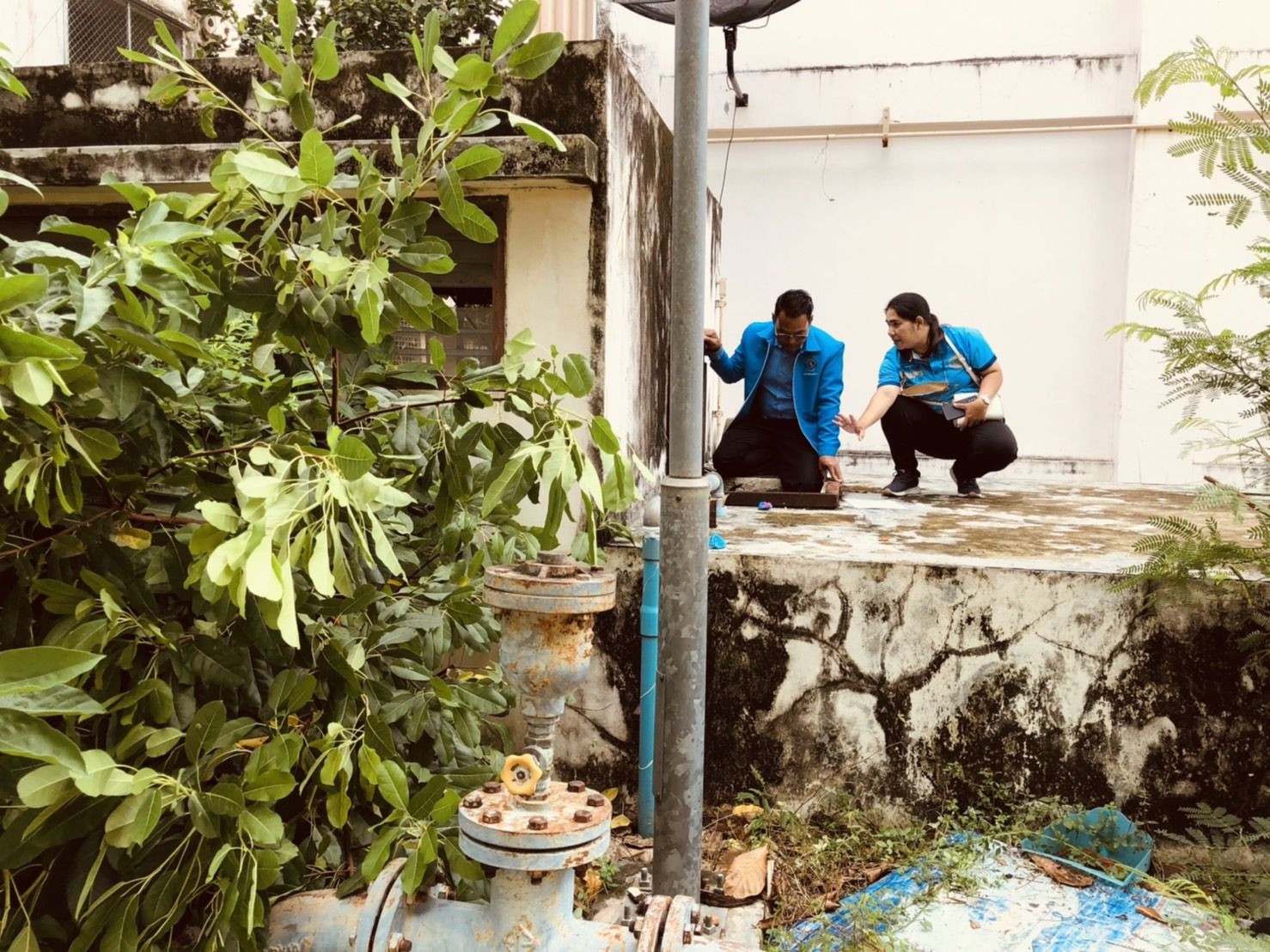 กปภ.สาขาสงขลา ลงพื้นที่ตรวจสอบสาเหตุค่าน้ำประปาสูงให้แก่ อาคารแฟลตตำรวจ กองกำกับการสืบสวนสอบสวนตำรวจภูธรภาค 9
