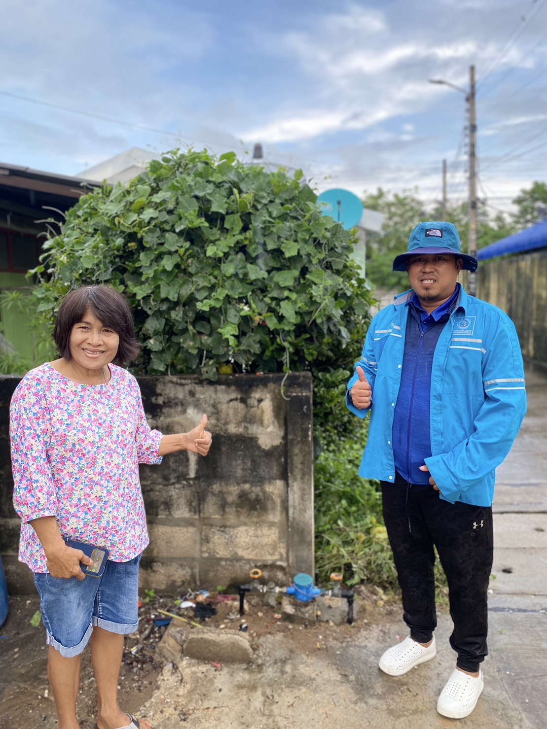 กปภ.สาขากำแพงเพชร ส่งมิสเตอร์ประปาตรวจสอบขามาตรชำรุด