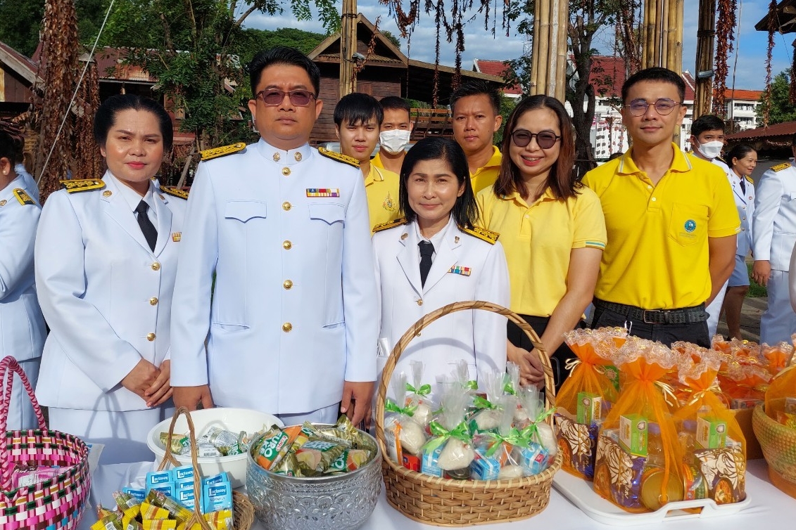 กปภ.ข.6 ร่วมพิธีทำบุญตักบาตรถวายพระกุศล 13 ตุลาคม 2566