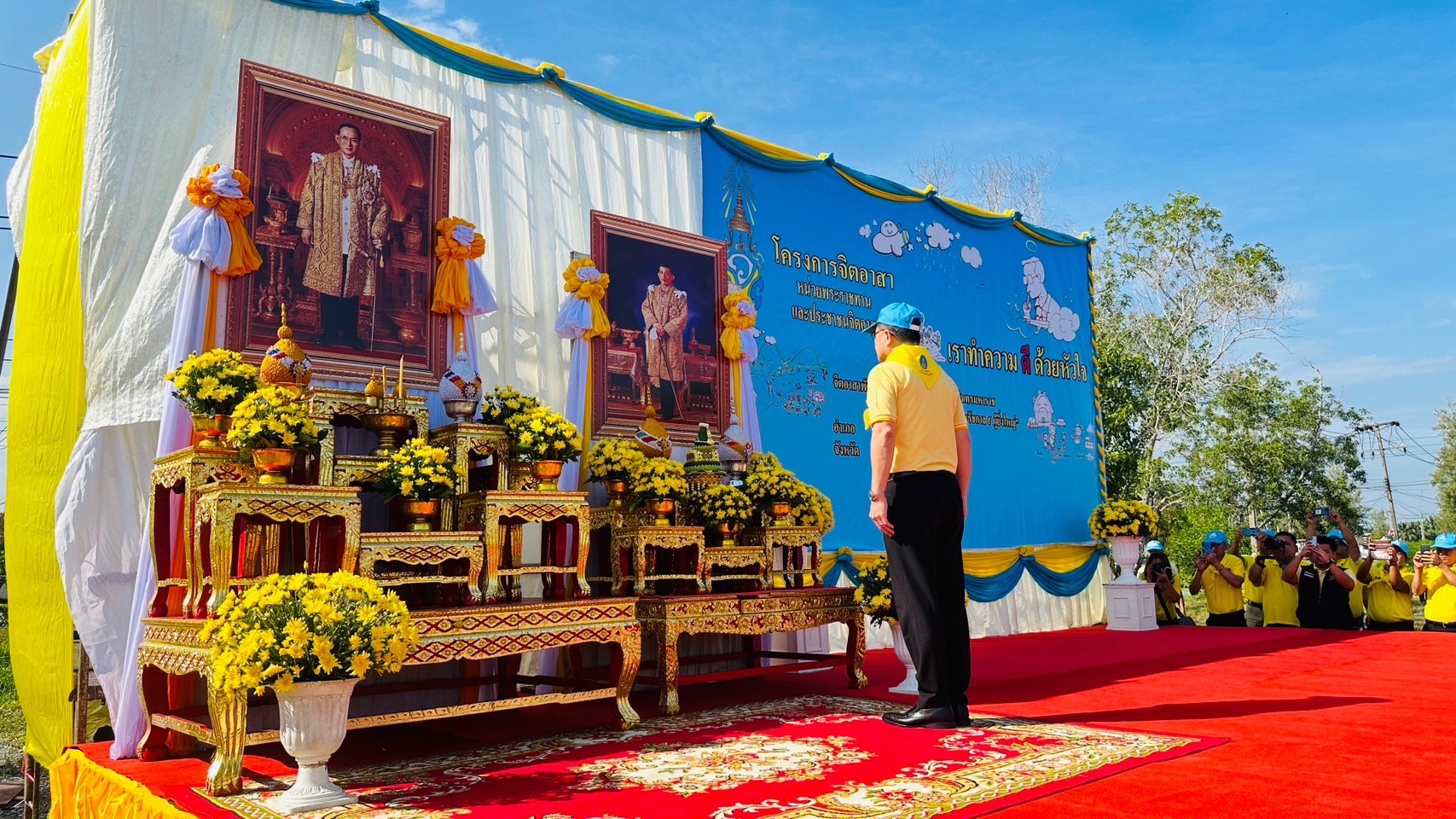 การประปาส่วนภูมิภาคสาขาปากพนัง สนับสนุนน้ำดื่มบรรจุขวด ตราสัญลักษณ์ กปภ. ให้กับหน่วยงานภายนอก