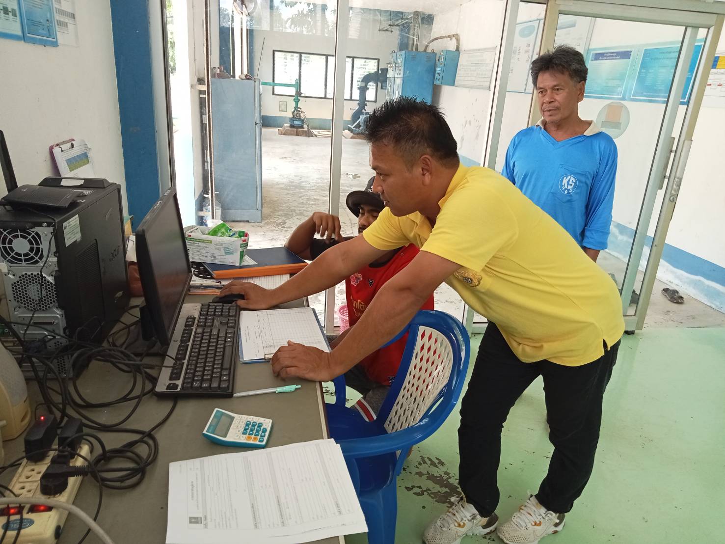 การประปาส่วนภูมิภาคสาขาท่าแซะ จัดกิจกรรม ON THE JOB TRAINING : OJT