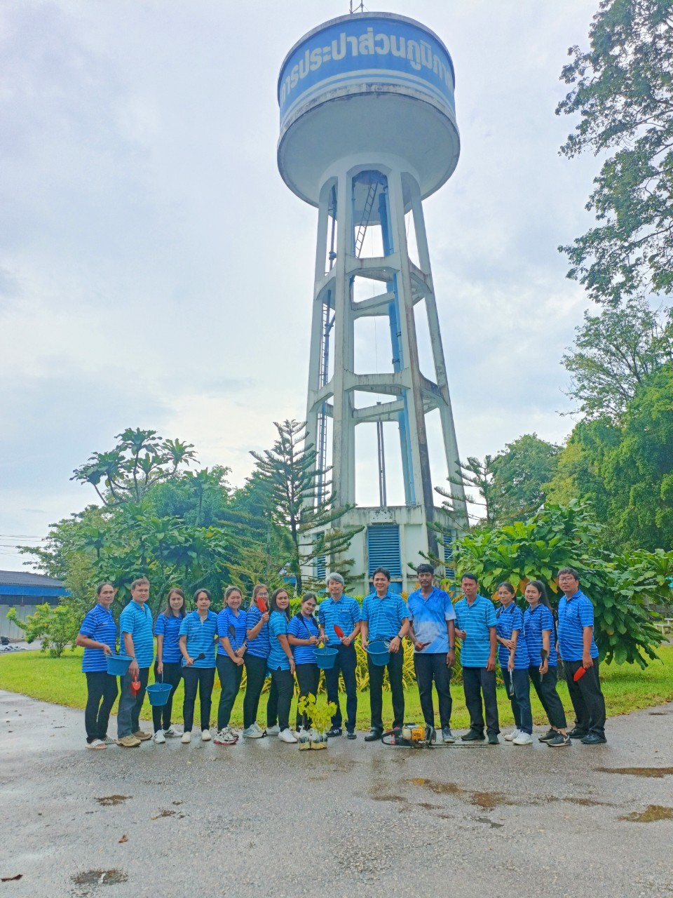 การประปาส่วนภูมิภาคสาขาปากน้ำประแสร์ จัดกิจกรรมวันรักต้นไม้ประจำปีของชาติ