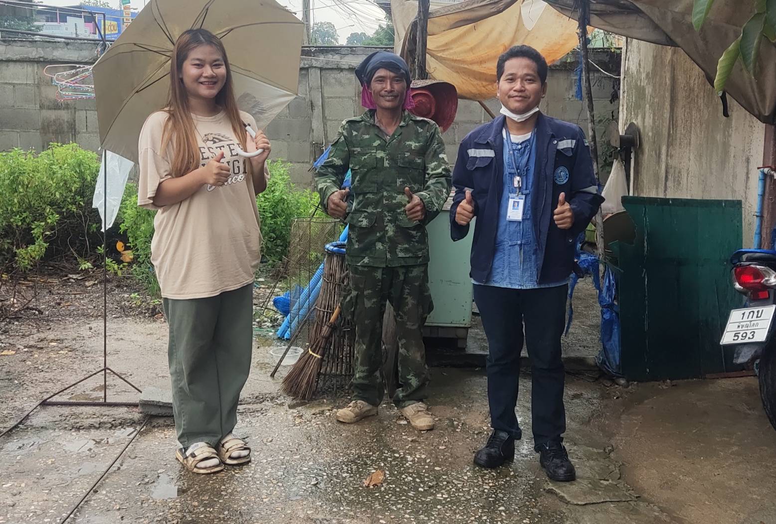 ส่งมิสเตอร์ประปาทันแก้ไขน้ำรั่ว ลูกค้าชื่นชม " รวดเร็วทันใจ"