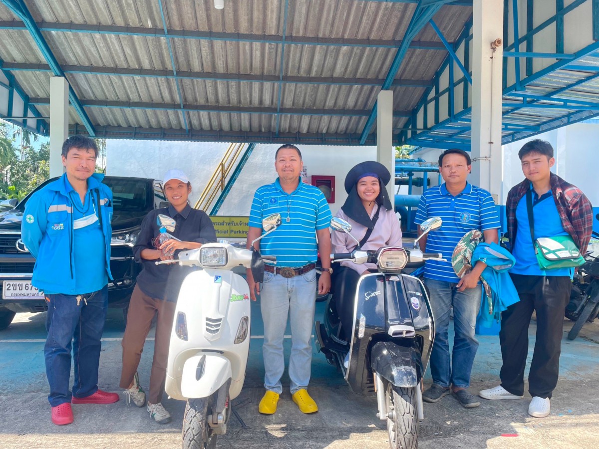 กปภ.สาขาขลุง ลงพื้นที่ตามแผนลดน้ำสูญเสีย (เชิงพาณิชย์) MM07 สถานีผลิตน้ำพลิ้ว จ่ายพื้นที่แหลมสิงห์ ตรวจสอบมาตรวัดน้ำ 0 ลบ.ม.
