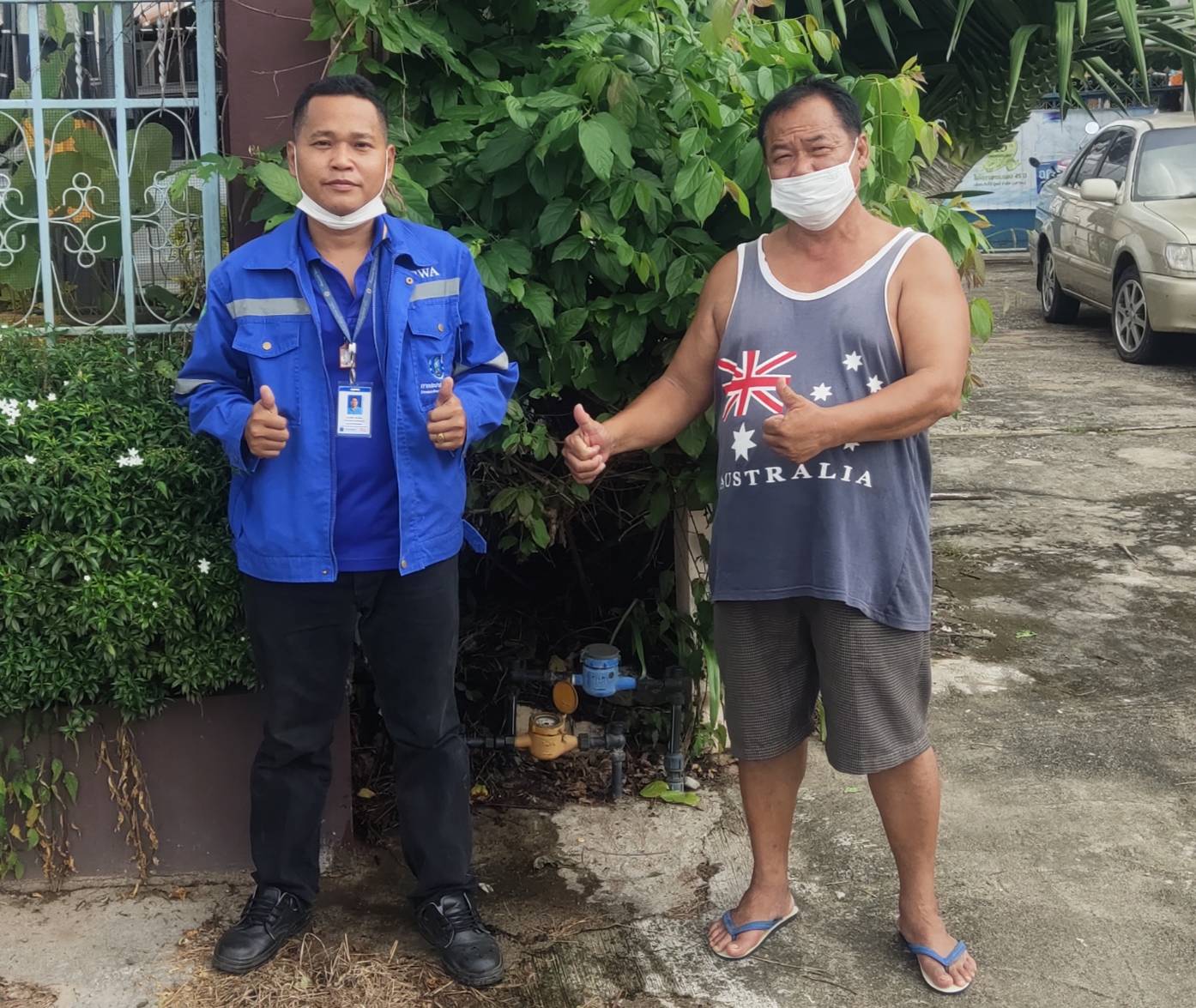 กปภ.สาขากำแพงเพชร ส่งมิสเตอร์ประปาตรวจสอบน้ำไม่ไหล