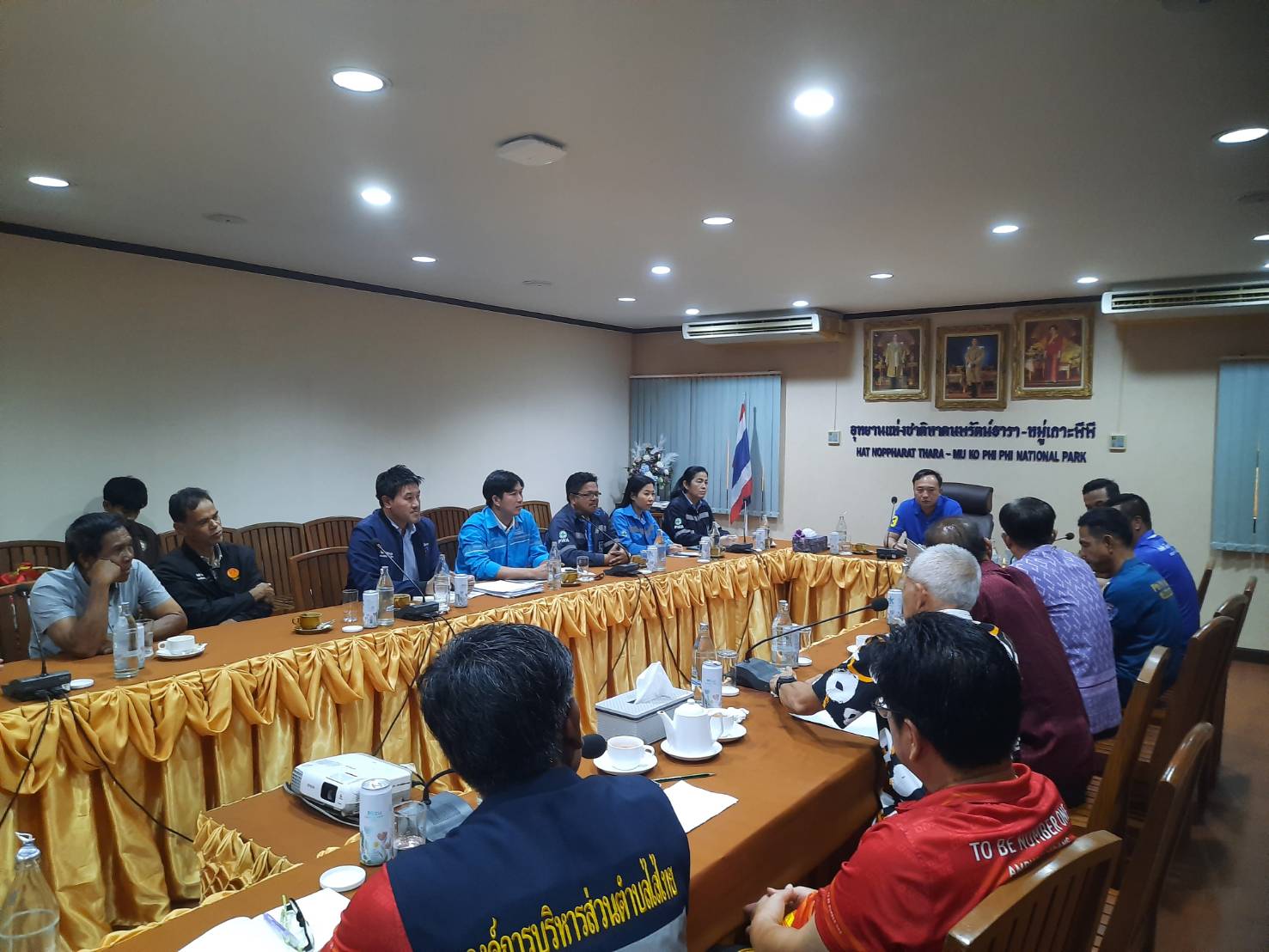 การประปาส่วนภูมิภาคสาขากระบี่ ประชุมหารือร่วมกับ อบต. อ่าวนาง อบต.ไสไทย และ อุทยานแห่งชาติหาดนพรัตน์ธารา-หมู่เกาะพีพี