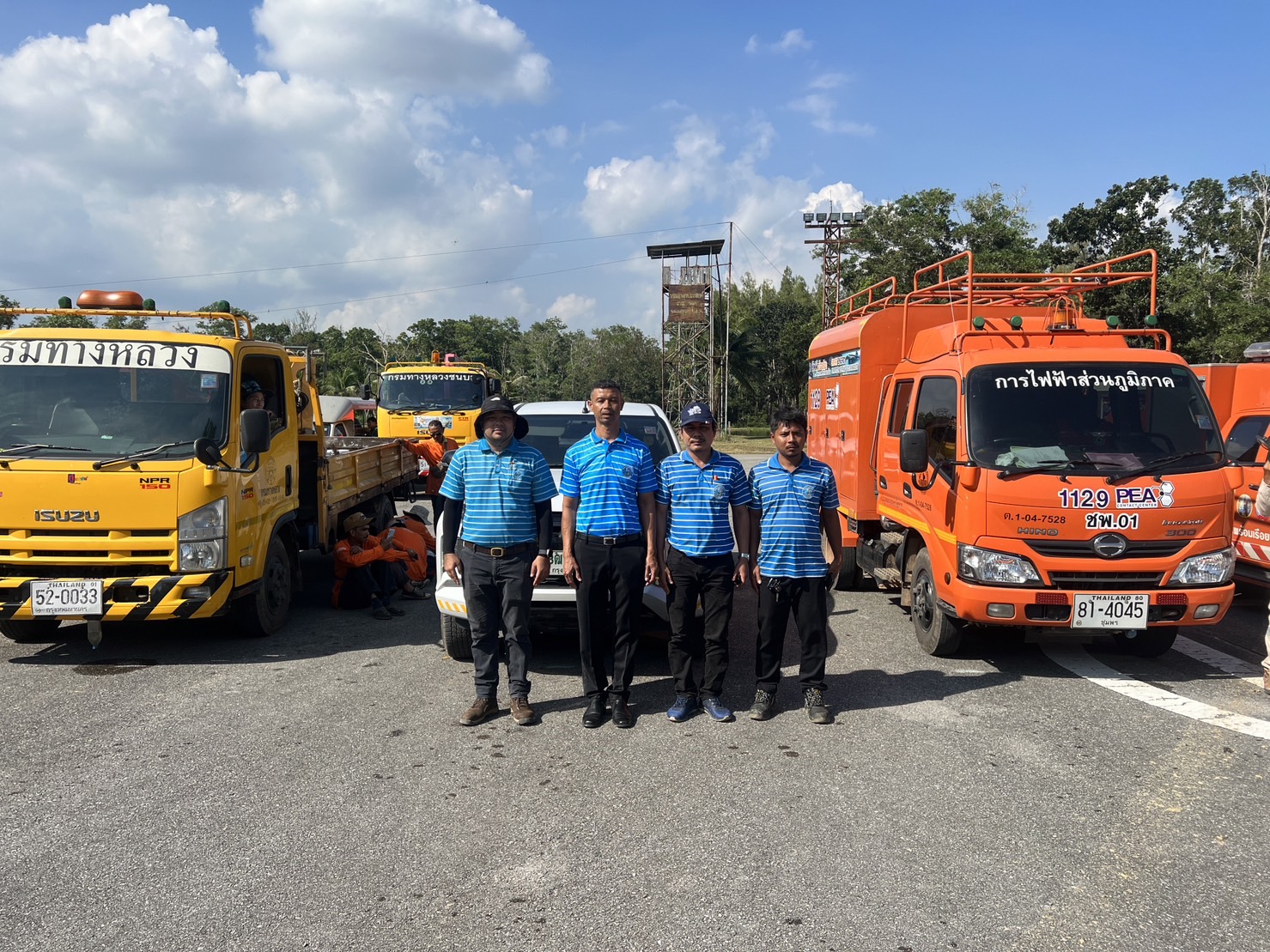 การประปาส่วนภูมิภาคสาขาชุมพร ร่วมกับ มณฑลทหารบกที่ 44 ร่วมพิธีตรวจสอบความพร้อมศูนย์บรรเทาสาธารณภัย ประจำปี 2567