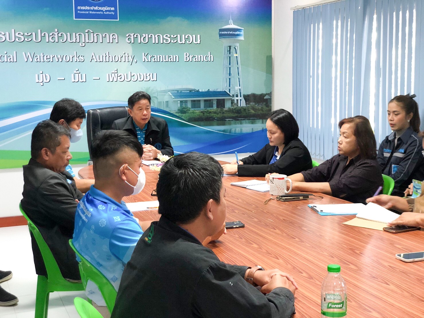 กปภ.สาขากระนวน จัดประชุม "สนทนายามเช้า" (Morning Talk) ครั้งที่ 2/2567 ประจำเดือน พฤศจิกายน 2566