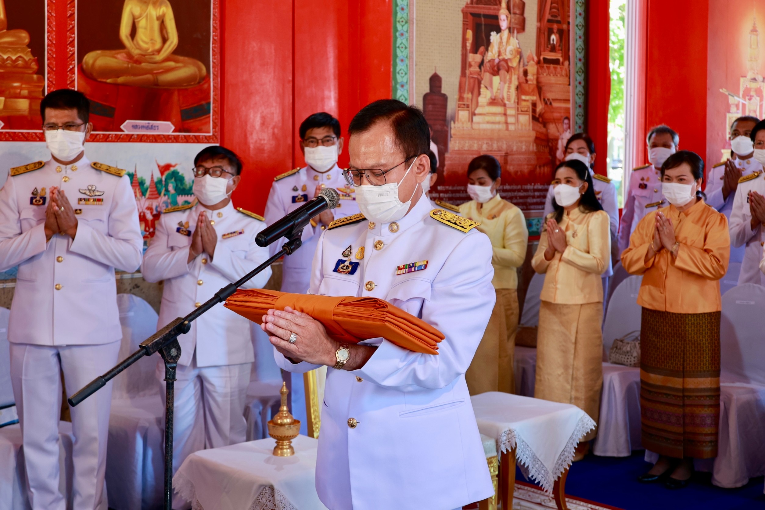 กปภ. ถวายผ้าพระกฐินพระราชทาน ปี 2566 ณ วัดอุดมธานี พระอารามหลวง จ.นครนายก