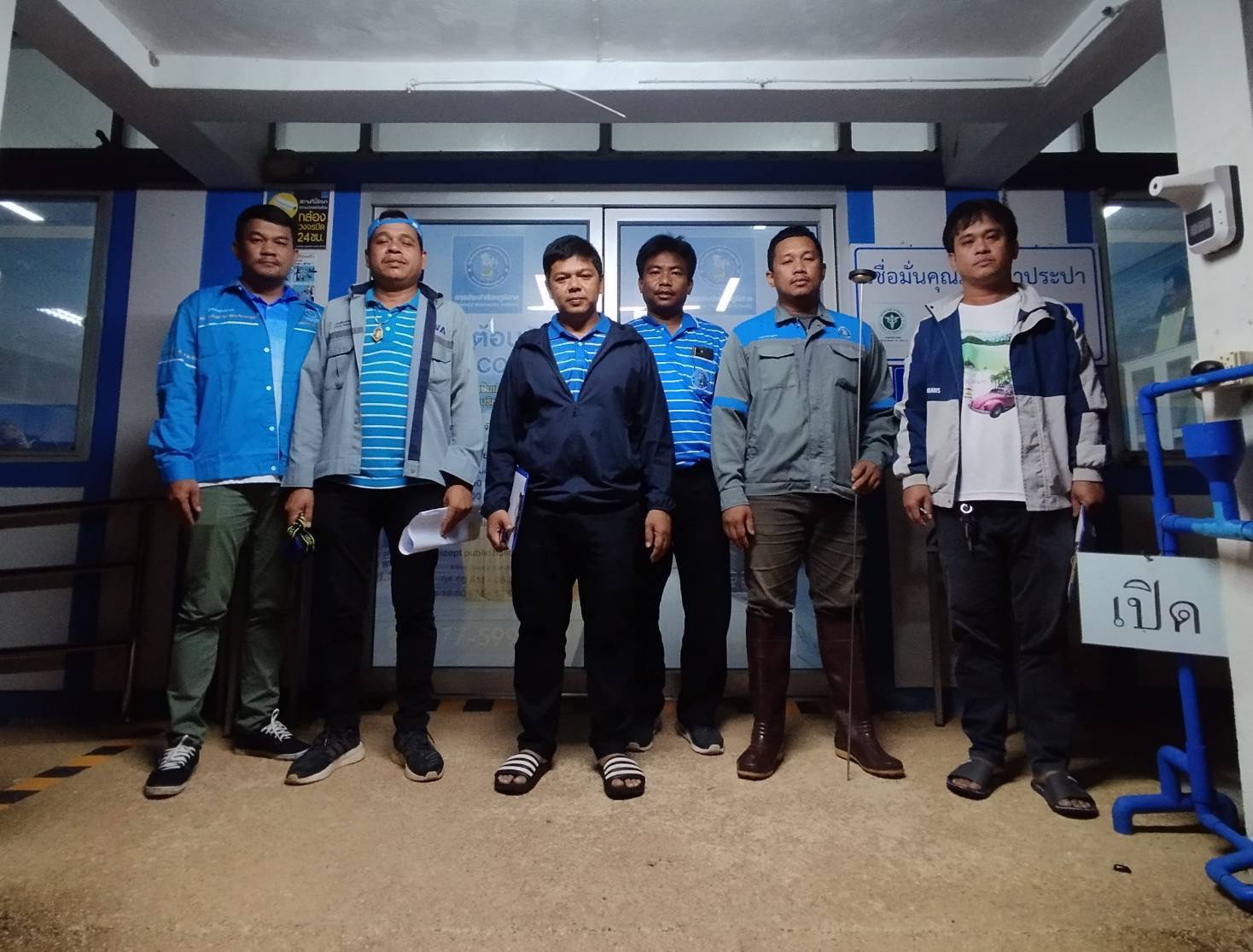 การประปาส่วนภูมิภาคสาขาท่าแซะ ดำเนินการตามแผนลดน้ำสูญเสีย​ บริเวณเขตพื้นที่จำหน่ายน้ำแม่ข่ายท่าแซะ ต.ท่าแซะ อ.ท่าแซะ จ.ชุมพร (ชุมชนบ้านเนินสันติ)