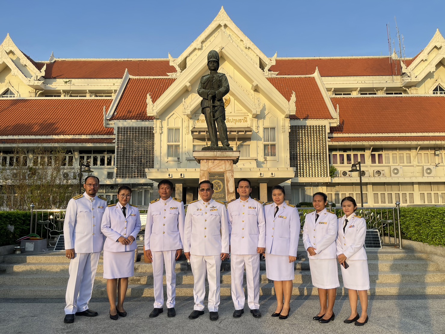 กปภ.สาขาคลองหลวง ร่วมกิจกรรมเนื่องในวันคล้ายวันพระบรมราชสมภพพระบาทสมเด็จพระบรมชนกาธิเบศร มหาภูมิพลอดุลยเดชมหาราช บรมนาถบพิตร วันชาติ และวันพ่อแห่งชาติ วันที่ 5 ธันวาคม 2566