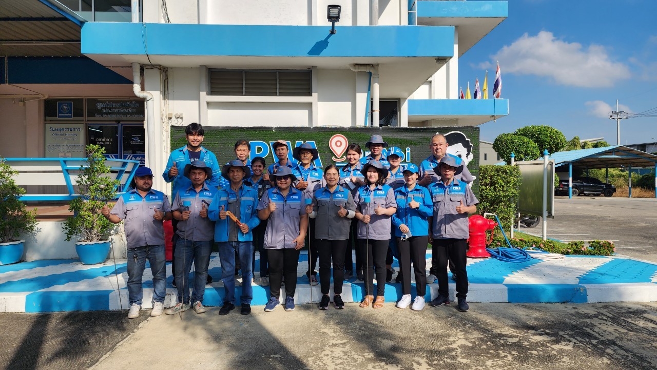 กปภ.สาขาอ้อมน้อย ลงพื้นที่ทำกิจกรรมลดน้ำสูญเสียเชิงรุก (ALC)