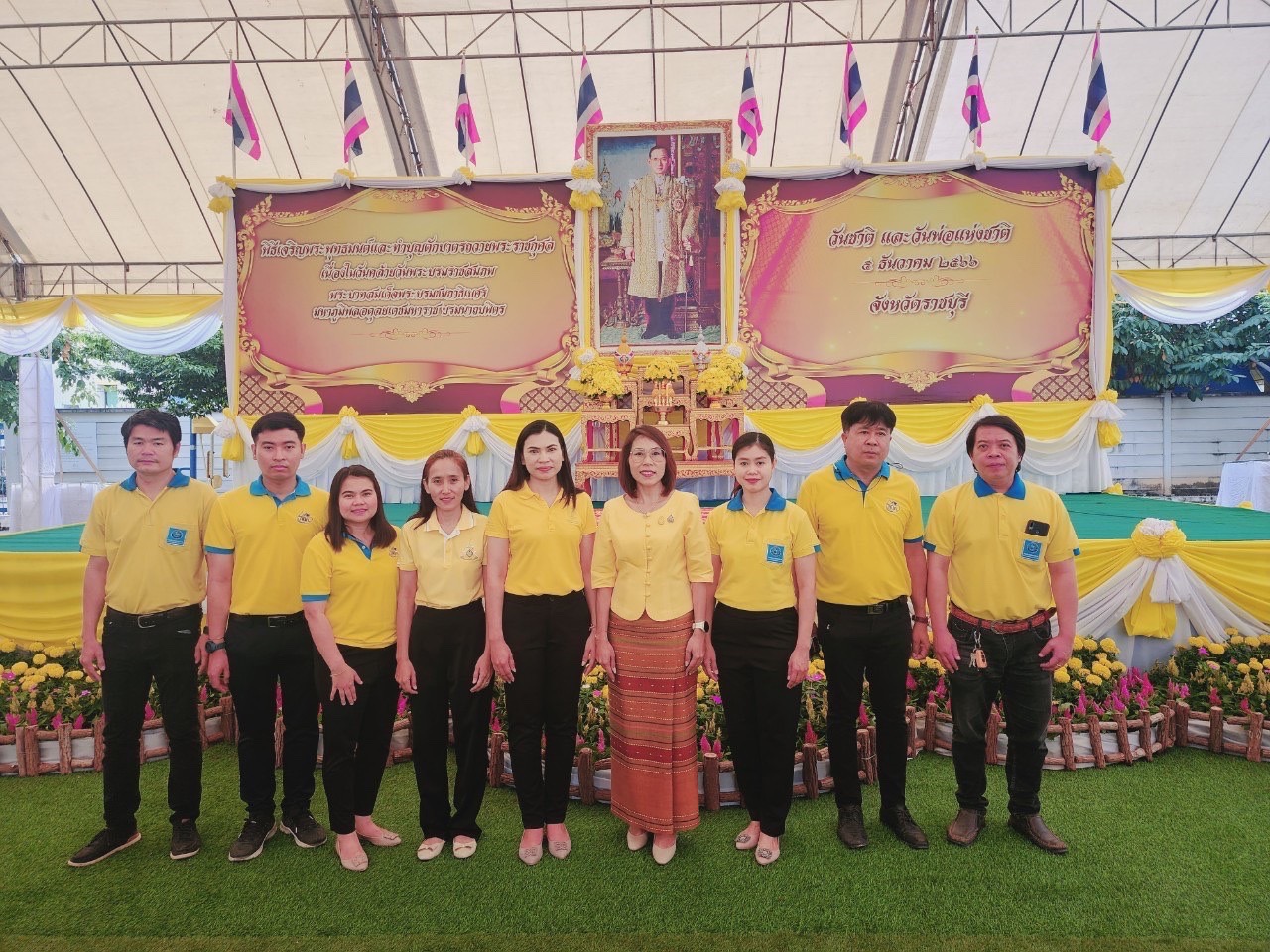 กปภ.สาขาราชบุรี ร่วมพิธีทำบุญตักบาตรถวายเป็นเป็นพระราชกุศลเนื่องในวันคล้ายวันพระบรมราชสมภพ พระบาทสมเด็จพระบรมชนกาธิเบศร มหาภูมิพลอดุลยเดชมหาราช บรมนาถบพิตร วันชาติ และวันพ่อแห่งชาติ ประจำปี 2566