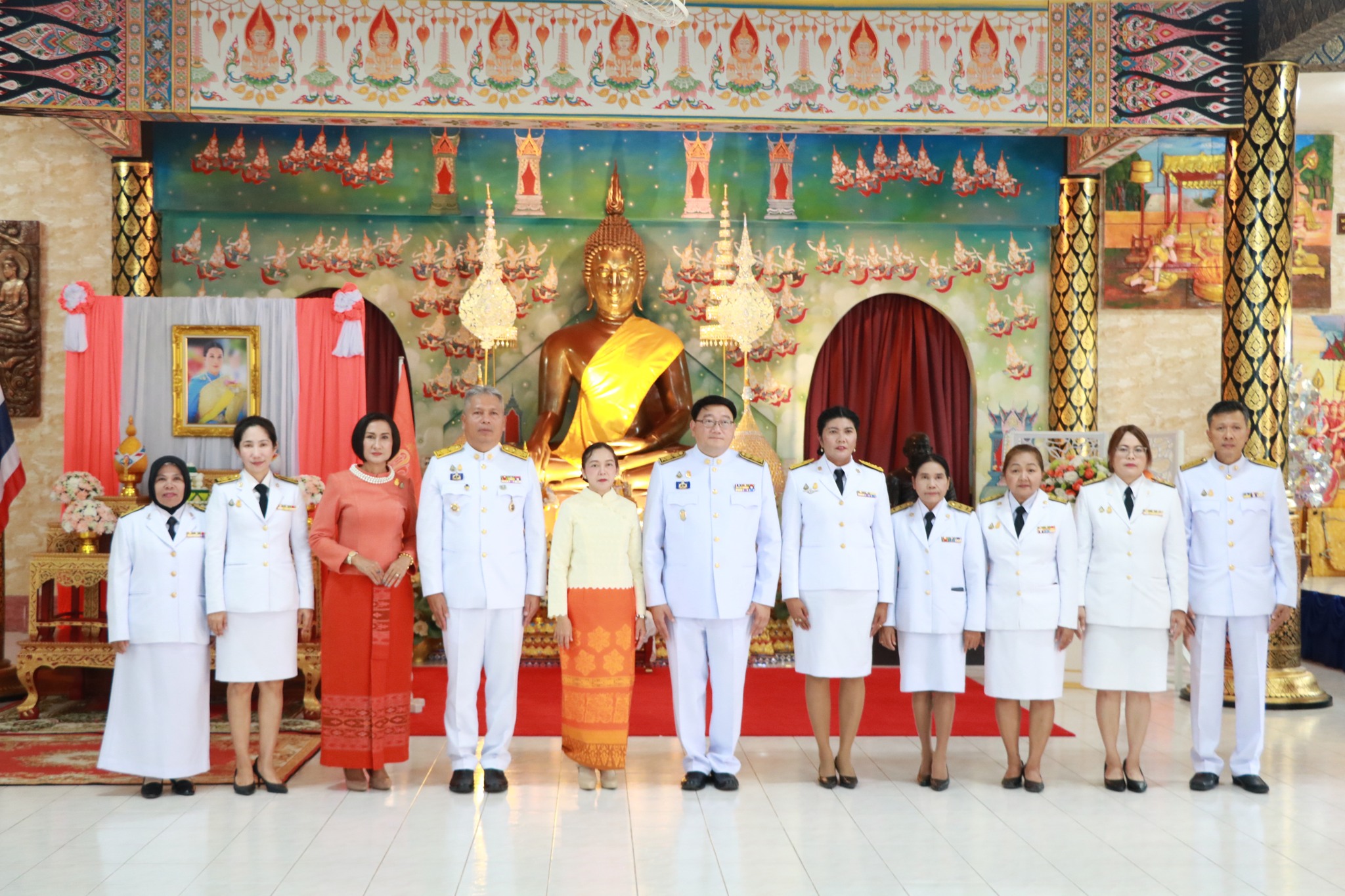 การประปาส่วนภูมิภาคสาขาสตูล เข้าร่วมพิธีเจริญพระพุทธมนต์ เนื่องในวันคล้ายวันประสูติ วันที่ 7 ธันวาคม 2566