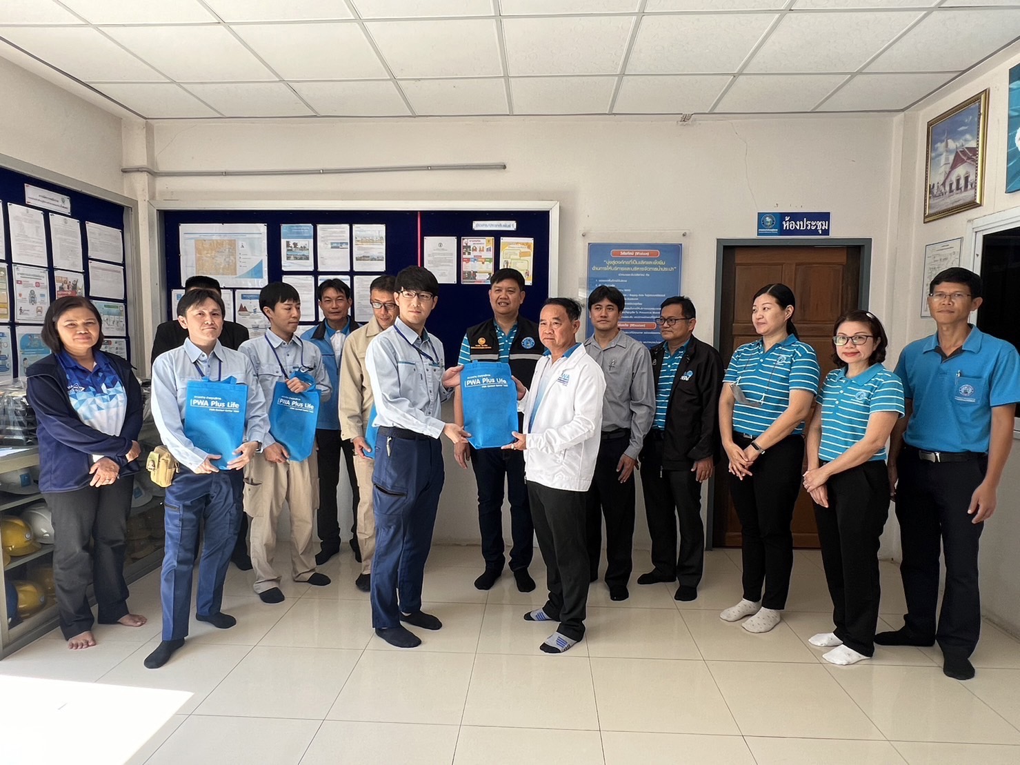 การประปาส่วนภูมิภาคสาขาขอนแก่น (พ)ร่วมกับ กปภ.ข.6 เเละ กองฝึกอบรมภูมิภาค 2 ให้การต้อนรับผู้เชี่ยวชาญจาก Saitama Prefectural Public Enterprise Bureau (SPEB) ประเทศญี่ปุ่นในโอกาสมาเยี่ยมชม สถานีผลิตน้ำบ้านโกทา กปภ.สาขาสาขาขอนแก่น (พ)