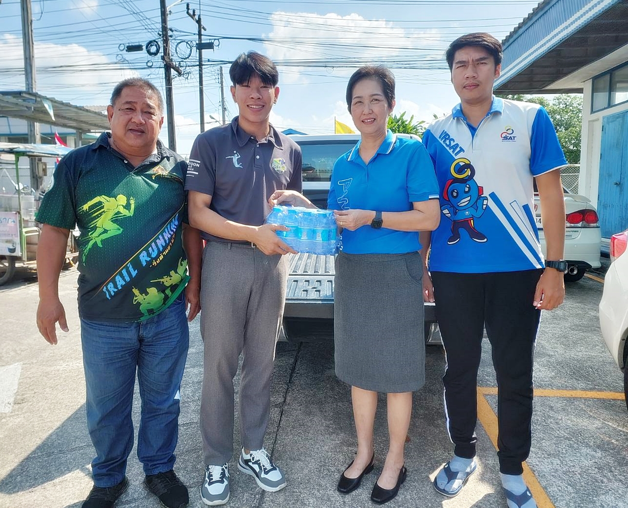 กปภ.สาขาระนอง สนับสนุนน้ำดื่ม กิจกรรมวันกีฬาแห่งชาติ ประจำปี 2566