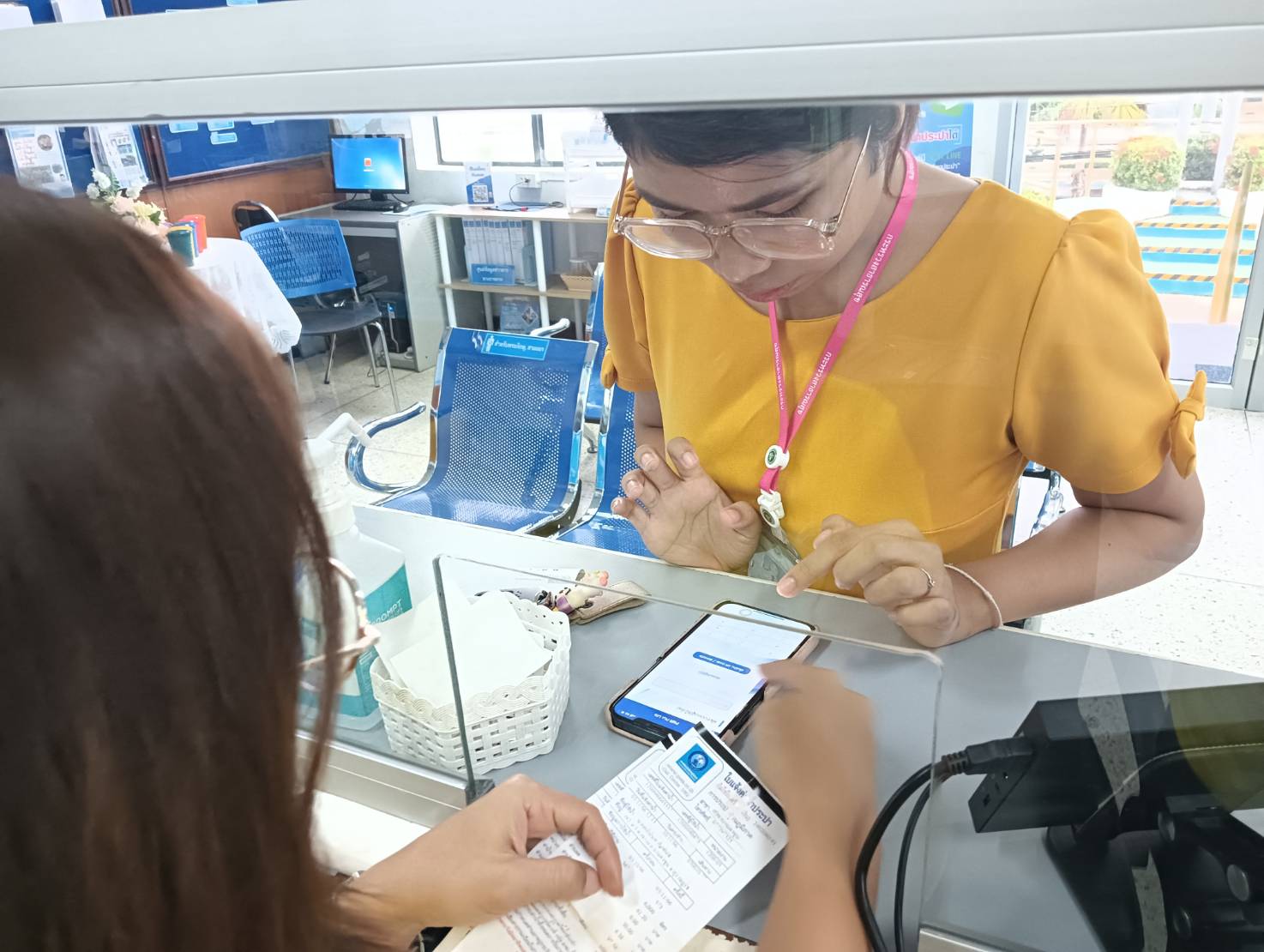 กปภ.สาขาบ้านตาขุน ประชาสัมพันธ์ช่องทางการชำระค่าน้ำออนไลน์ของ กปภ.