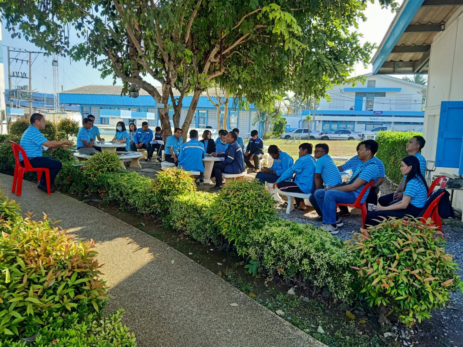 กปภ.สาขาปราณบุรี จัดกิจกรรมMorning Talk ประจำเดือนธันวาคม 2566 ตามแผนกิจกรรมสร้างระบบและส่งเสริมความผูกพัน ตามยุทธศาสตร์ พร้อมคัดเลือกดาวเด่นประจำไตรมาส 1/2567