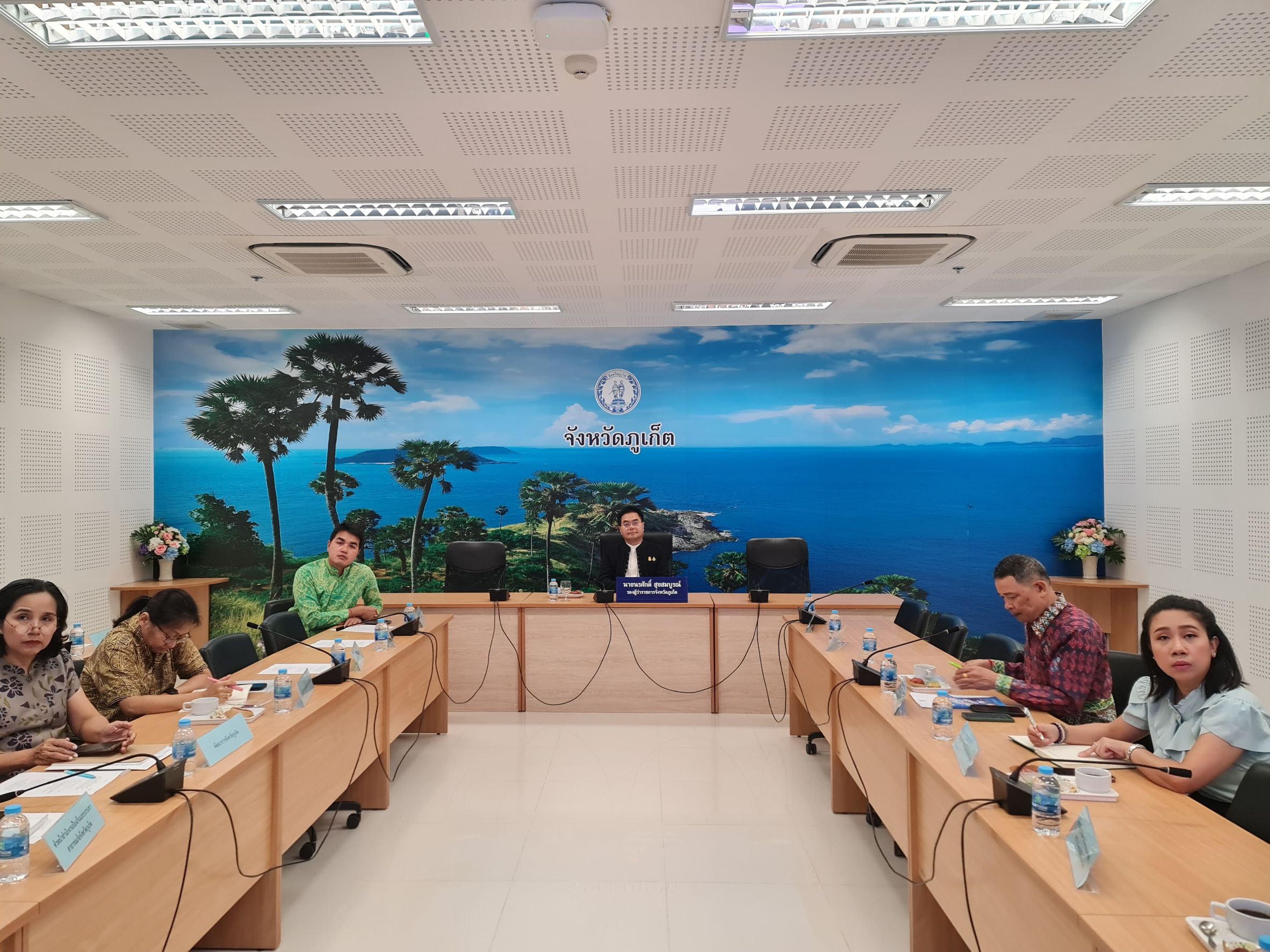 กปภ.สาขาภูเก็ต เข้าร่วมโครงการประชุมการขับเคลื่อนนโยบายการบริหารงานเชิงพื้นที่ โดยใช้กลไกการบริหารเชิงพื้นที่แบบบูรณาการ ประจำปีงบประมาณ พ.ศ.2567