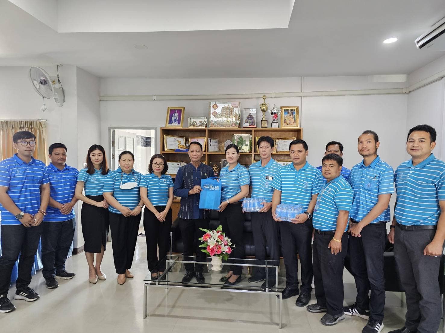 กปภ.สาขาขอนแก่น (ชั้นพิเศษ) เข้าพบสวัสดีปีใหม่เดินหน้าสร้างความสัมพันธ์กับผู้มีส่วนได้ส่วนเสียของกปภ.